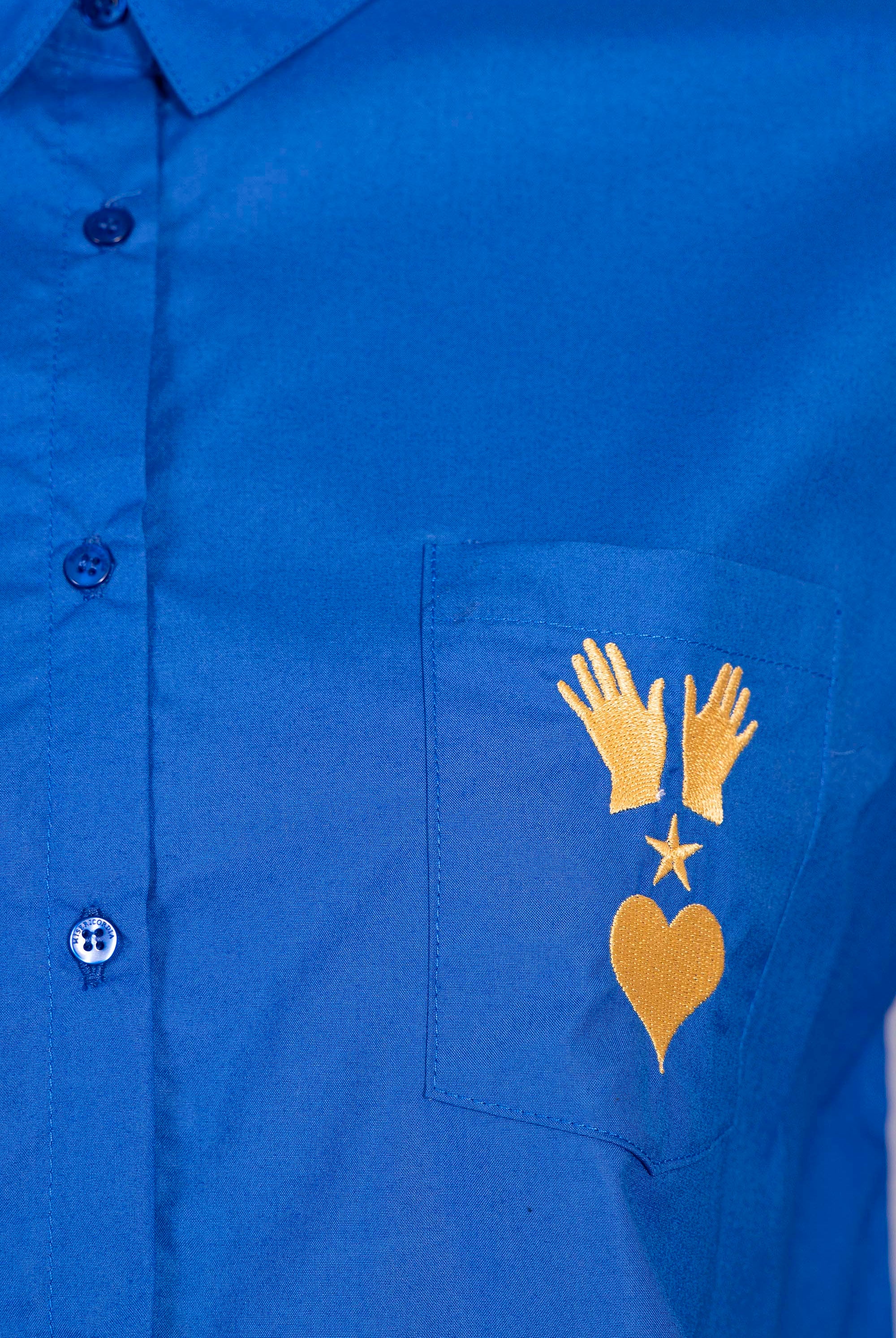 Chemise Alanis Bleu chemise femme, grand incontournable du vestiaire féminin