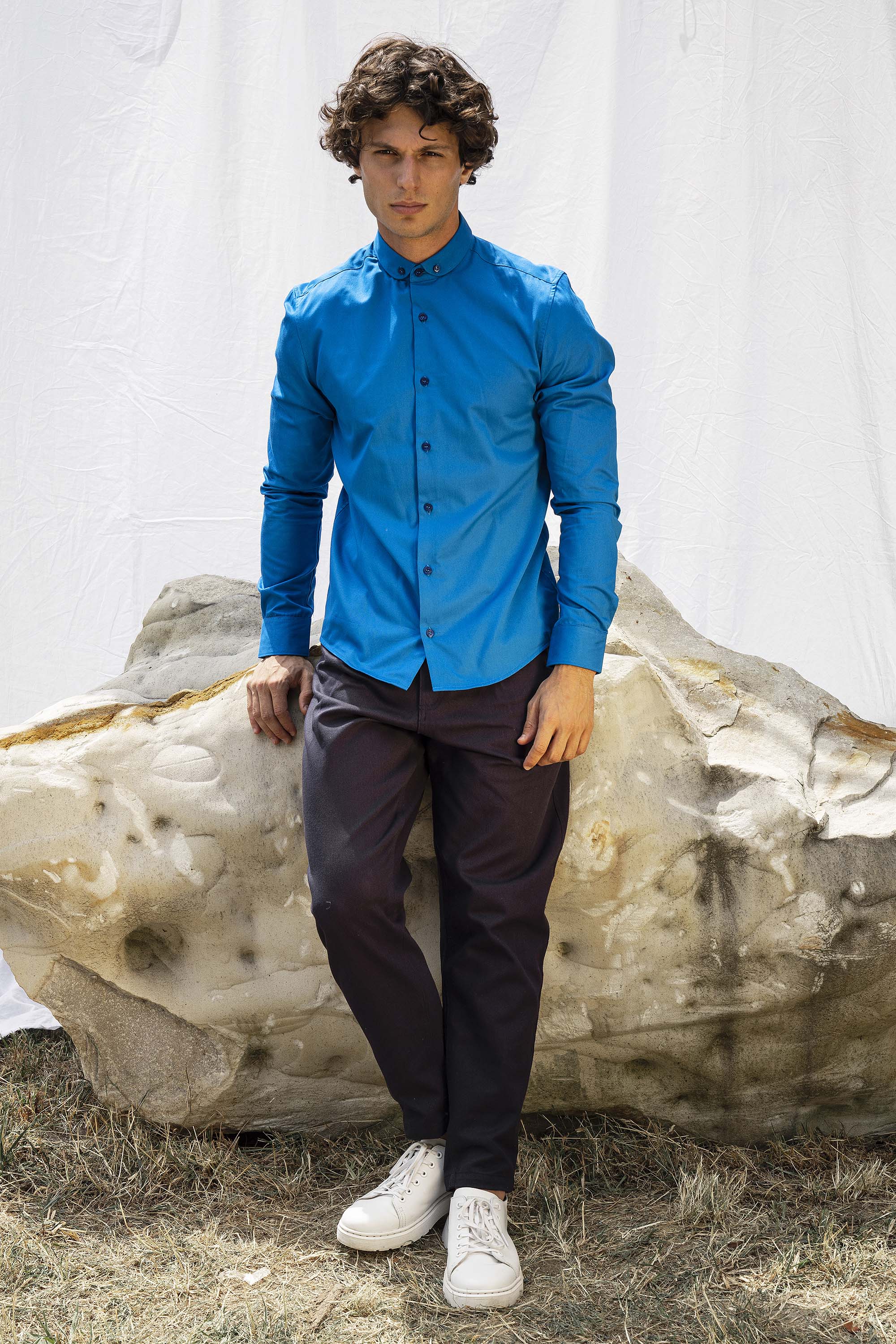 Chemise Formacion Bleu chemise homme raffinée pour un style charmant