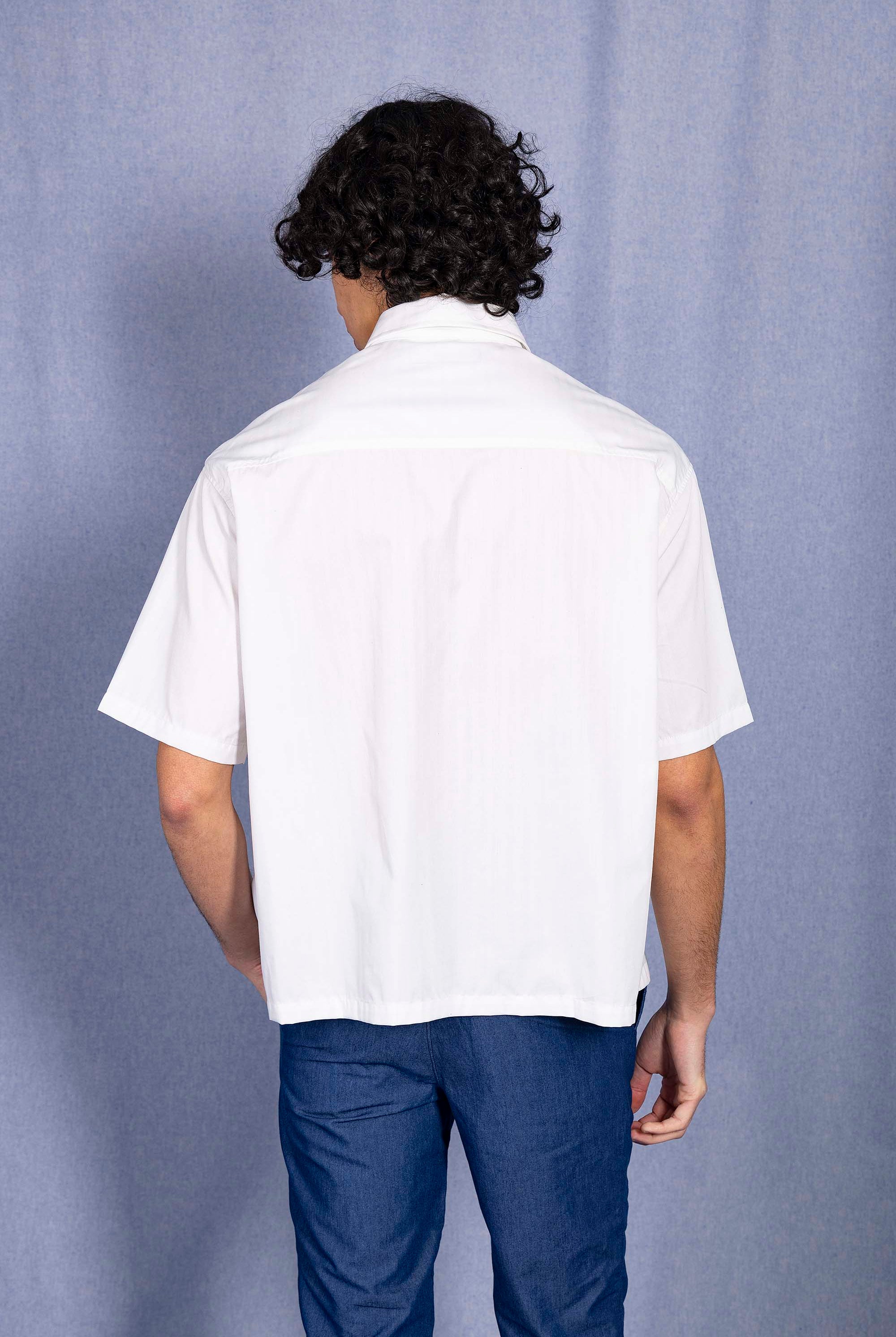 Chemise Orrin Blanc chemise homme aux lignes délicates, élégance assurée