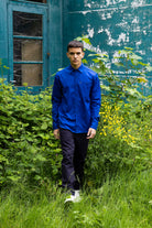Chemise Patricio Bleu Denim chemises pour hommes adaptées à la vie de tous les jours