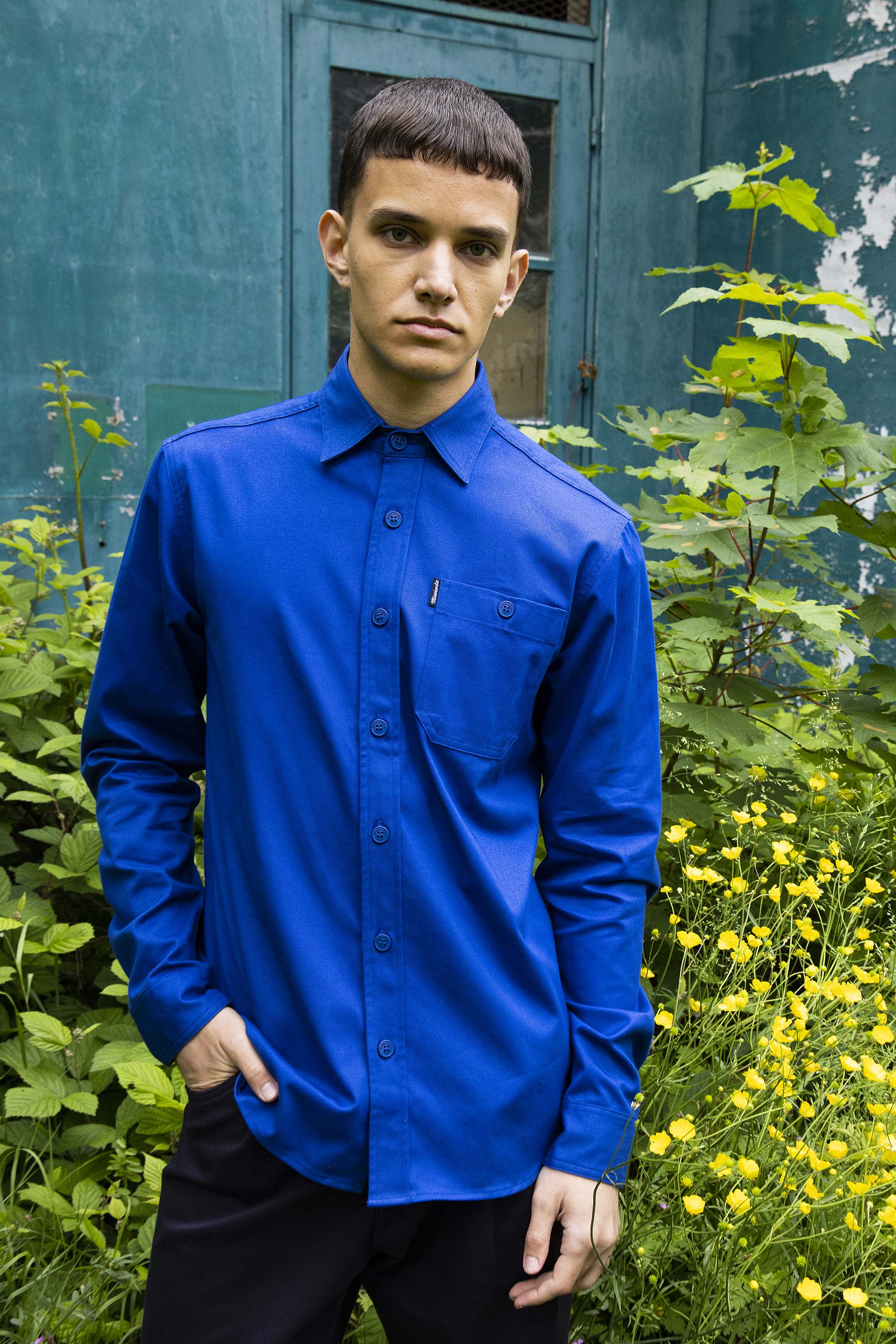 Chemise Patricio Bleu Denim chemise homme raffinée pour un style charmant