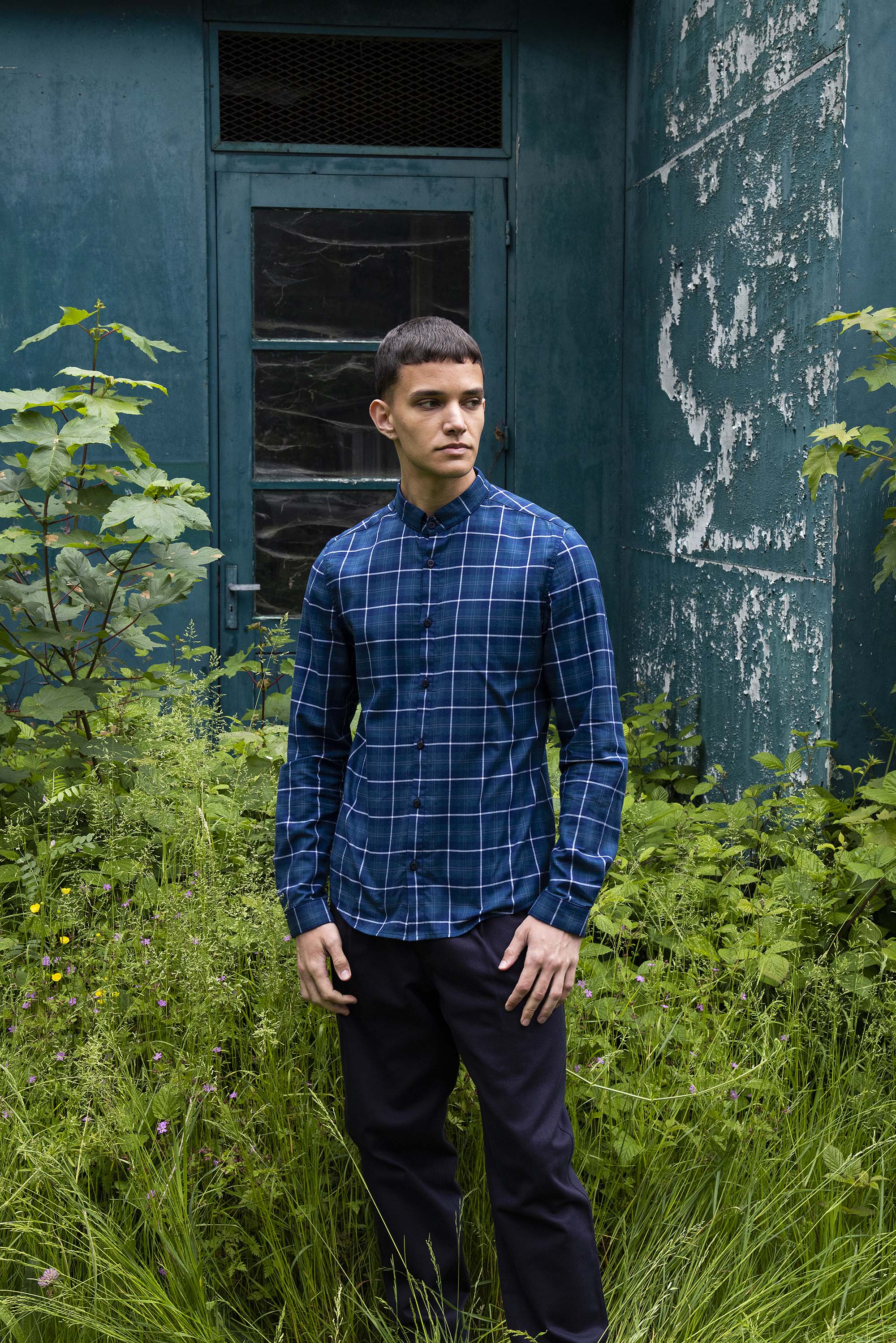 Chemise Piloto Bleu Myrtille chemises pour hommes adaptées à la vie de tous les jours