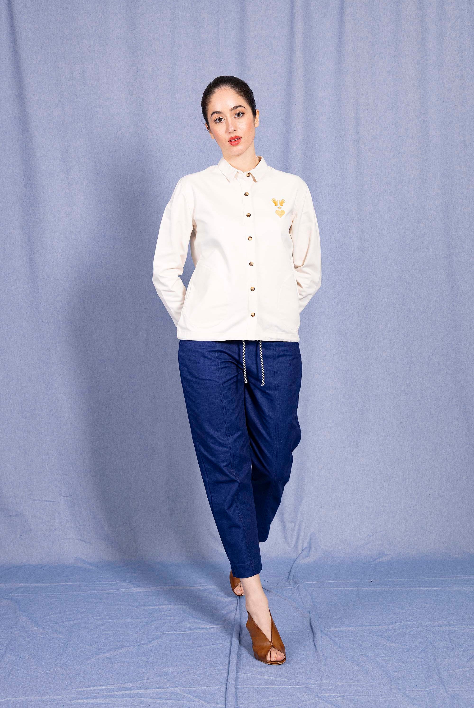 Surchemise Fontanera Ola Ecru chemise Misericordia, librement inspirée de différents univers