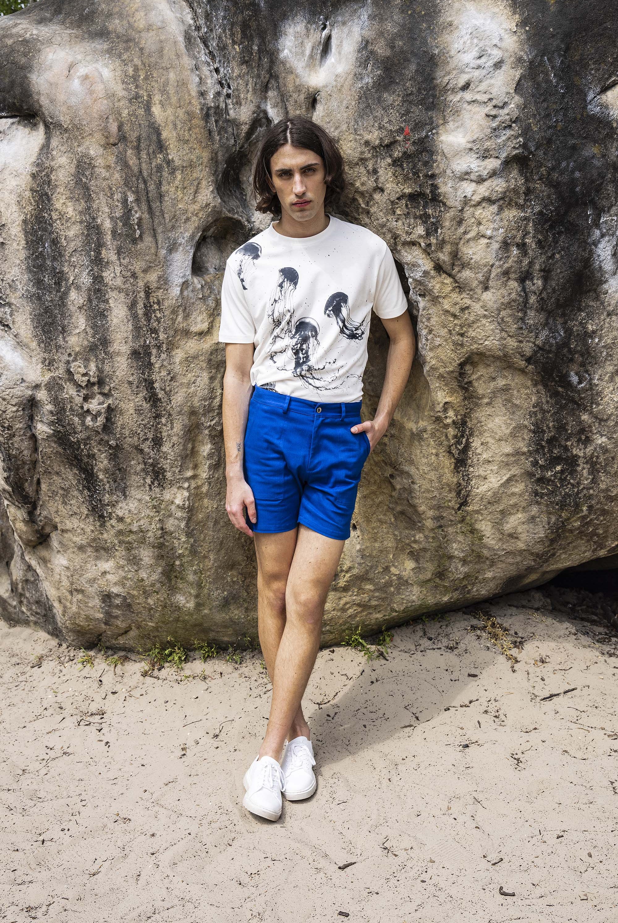 Short Ciclista Bleu Saphir particulièrement confortables et stylés, parfaits à porter au quotidien