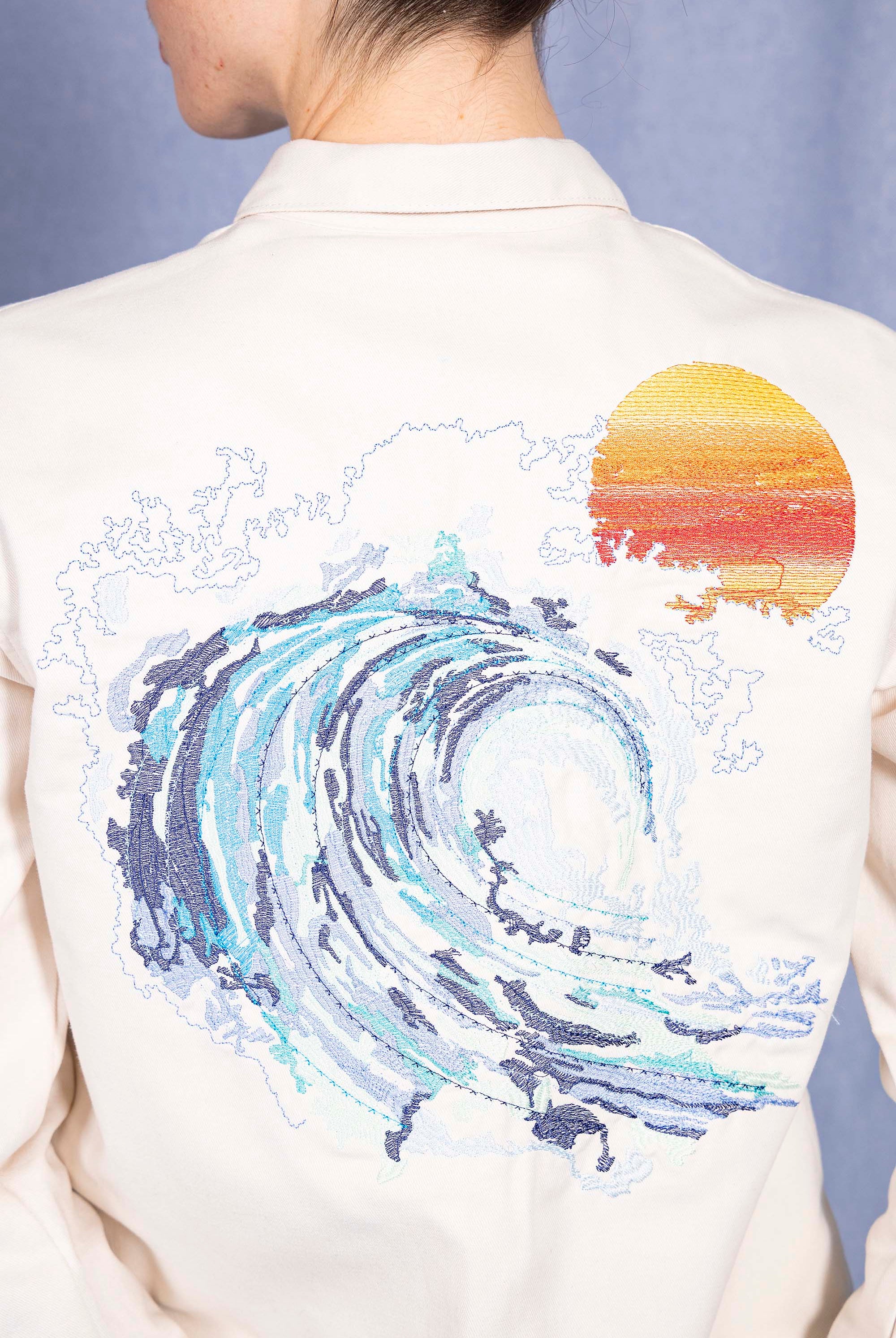 Surchemise Fontanera Ola Ecru chemise femme, grand incontournable du vestiaire féminin