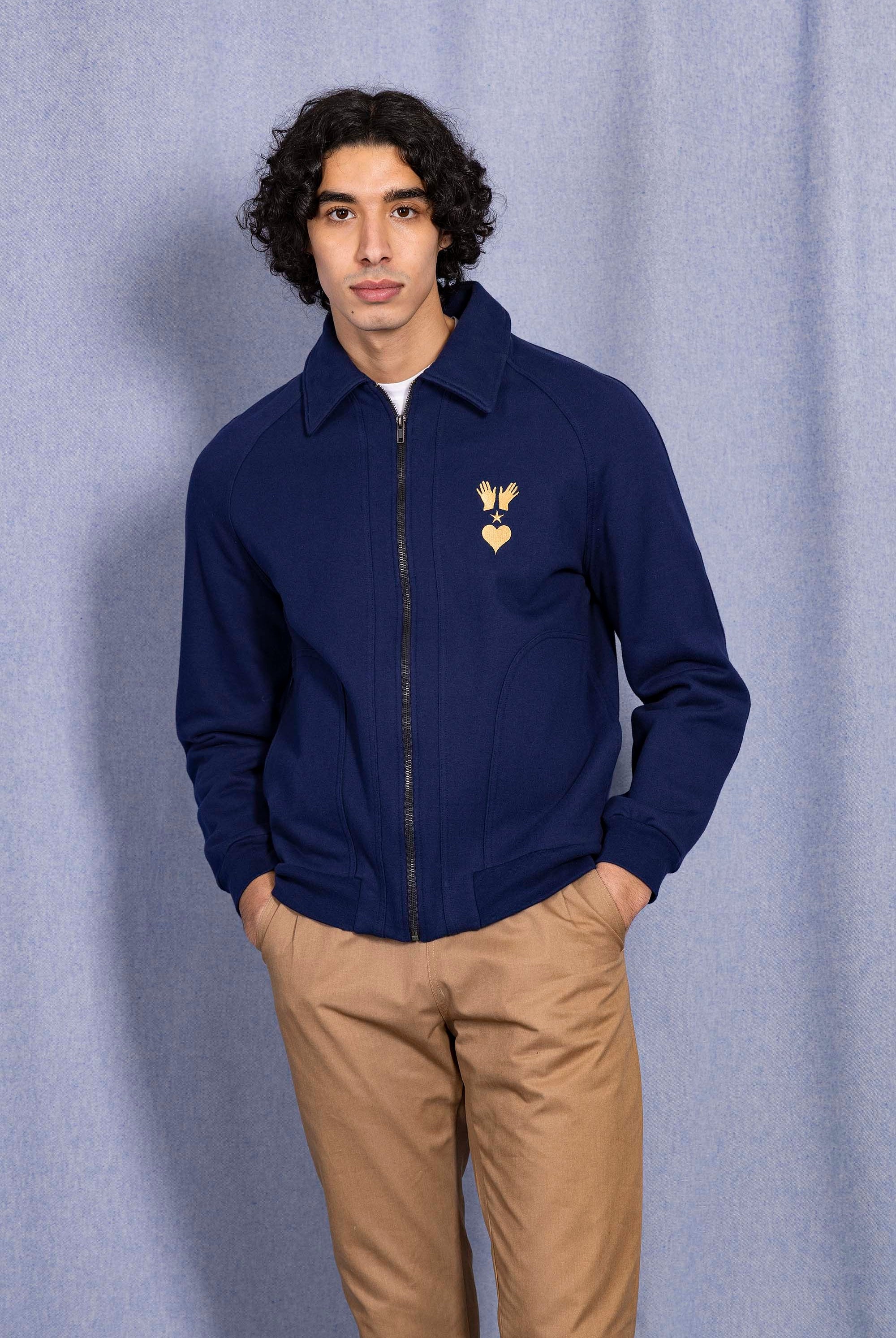 Sweatshirt Ander Bleu Marine douceur et qualité des sweatshirts homme Misericordia