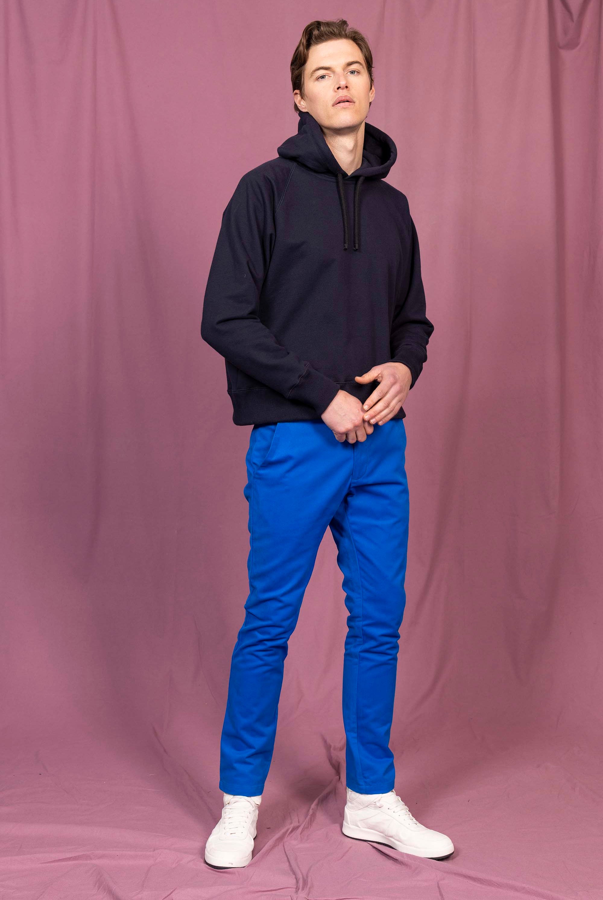 Sweatshirt Elba Bleu Marine sweatshirts haut de gamme en imprimés