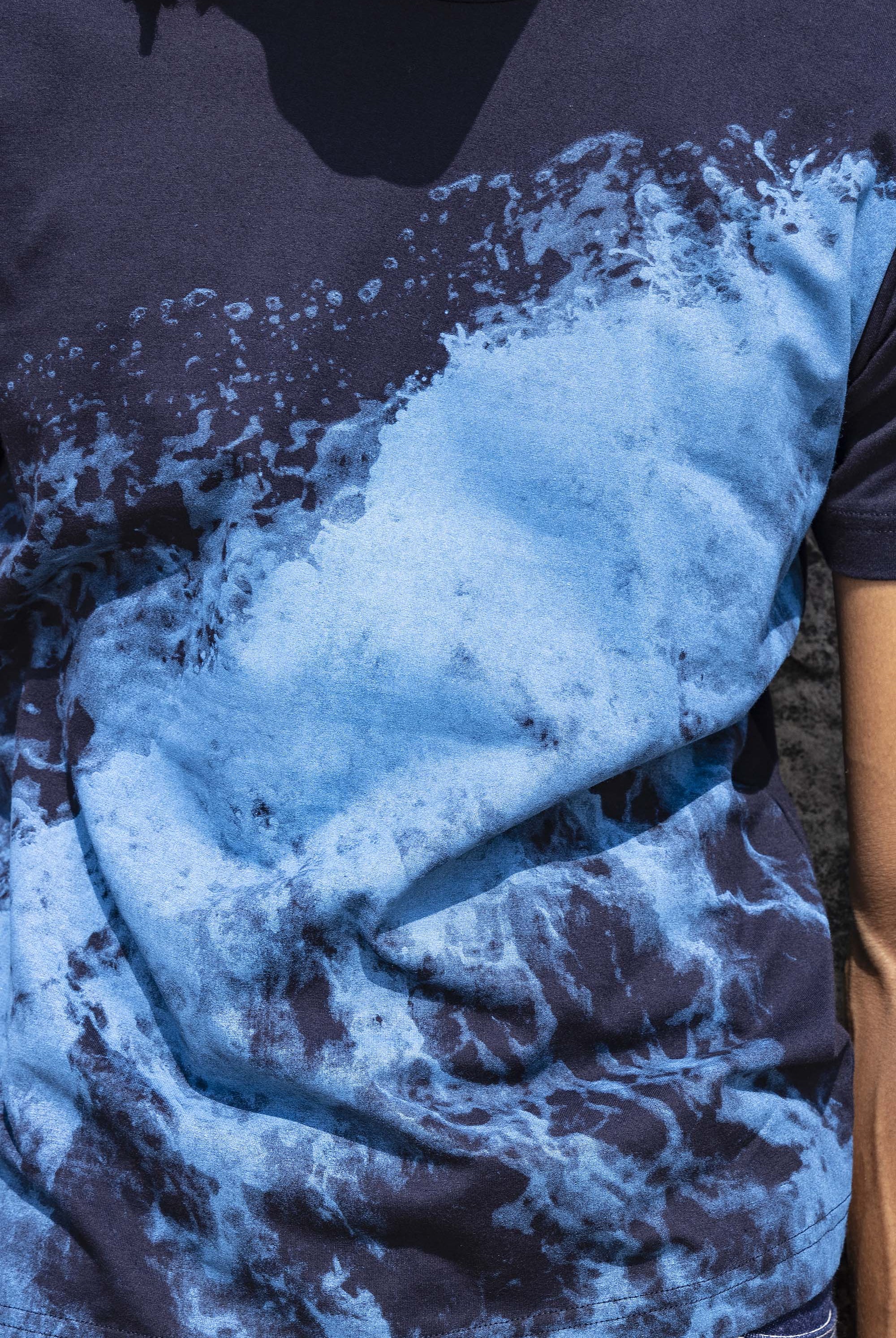 T-Shirt Mario Ola Bleu Marine t-shirts pour homme unis ou imprimés en coton agréable à porter