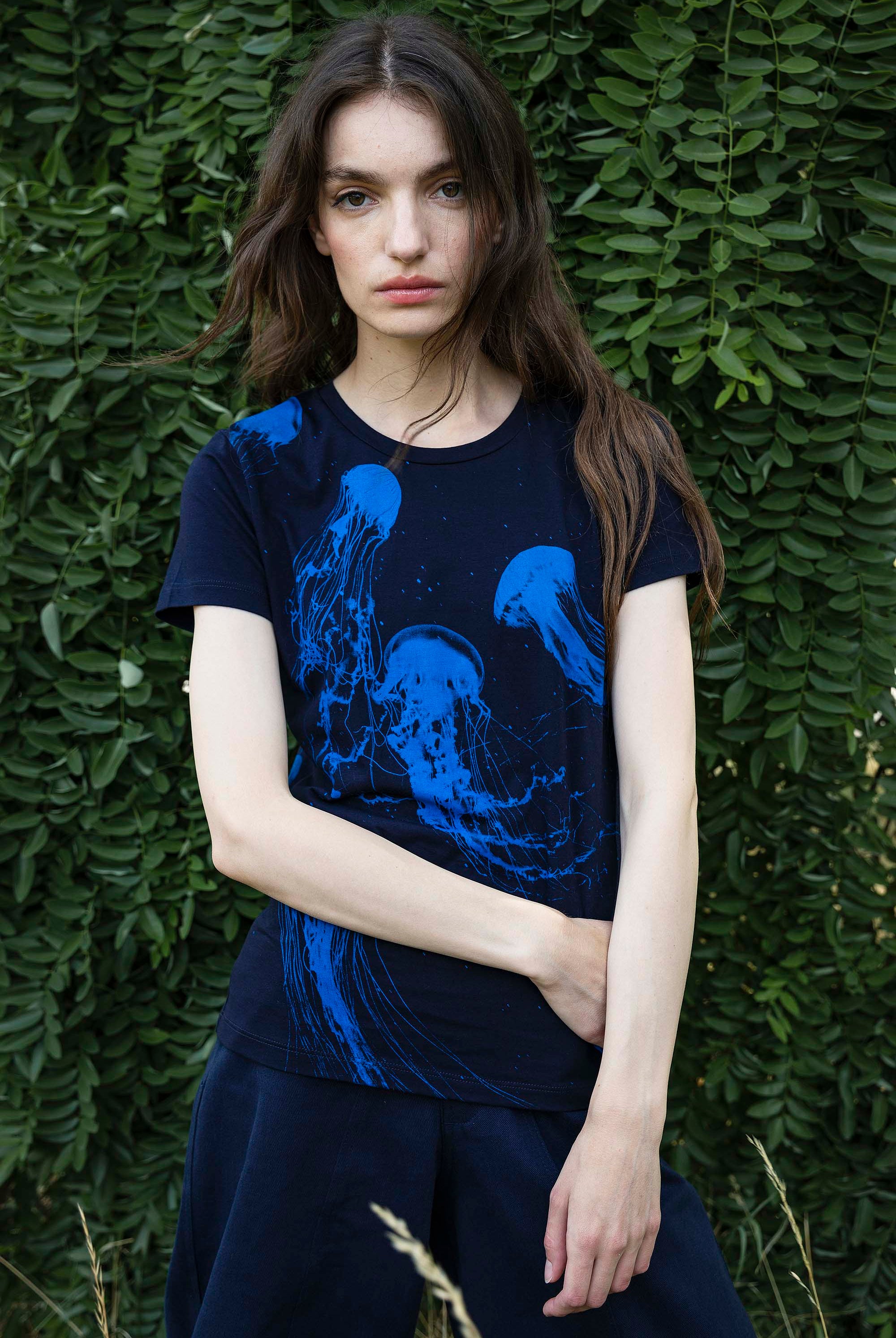 T-Shirt Medallon Medusas Bleu Marine sportive, rockeuse ou résolument bohème, les t-shirts Misericordia sont pour tous les goûts