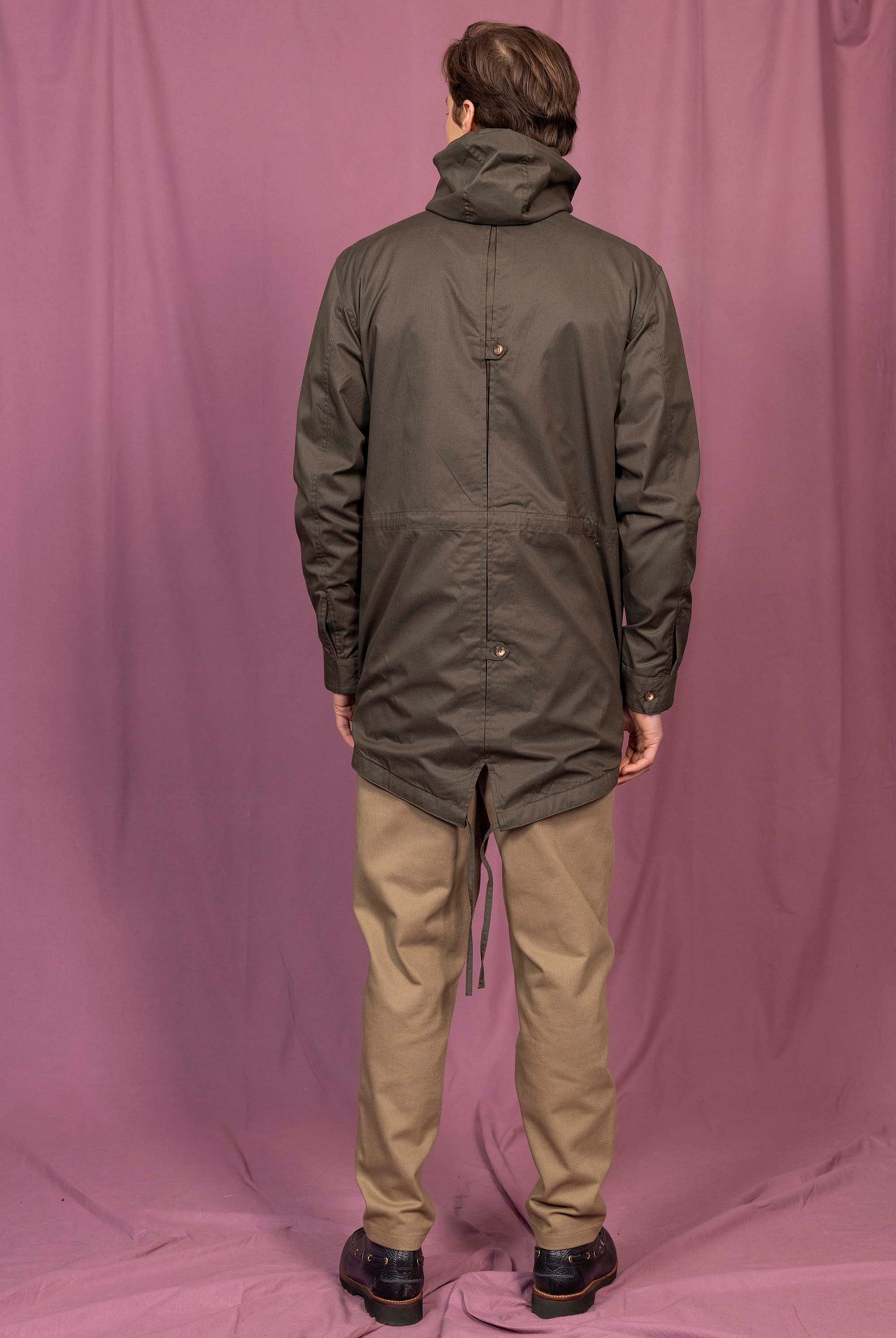 Manteau Ivan Kaki Foncé look moderne et viril avec un vaste panel de coupes et de couleurs