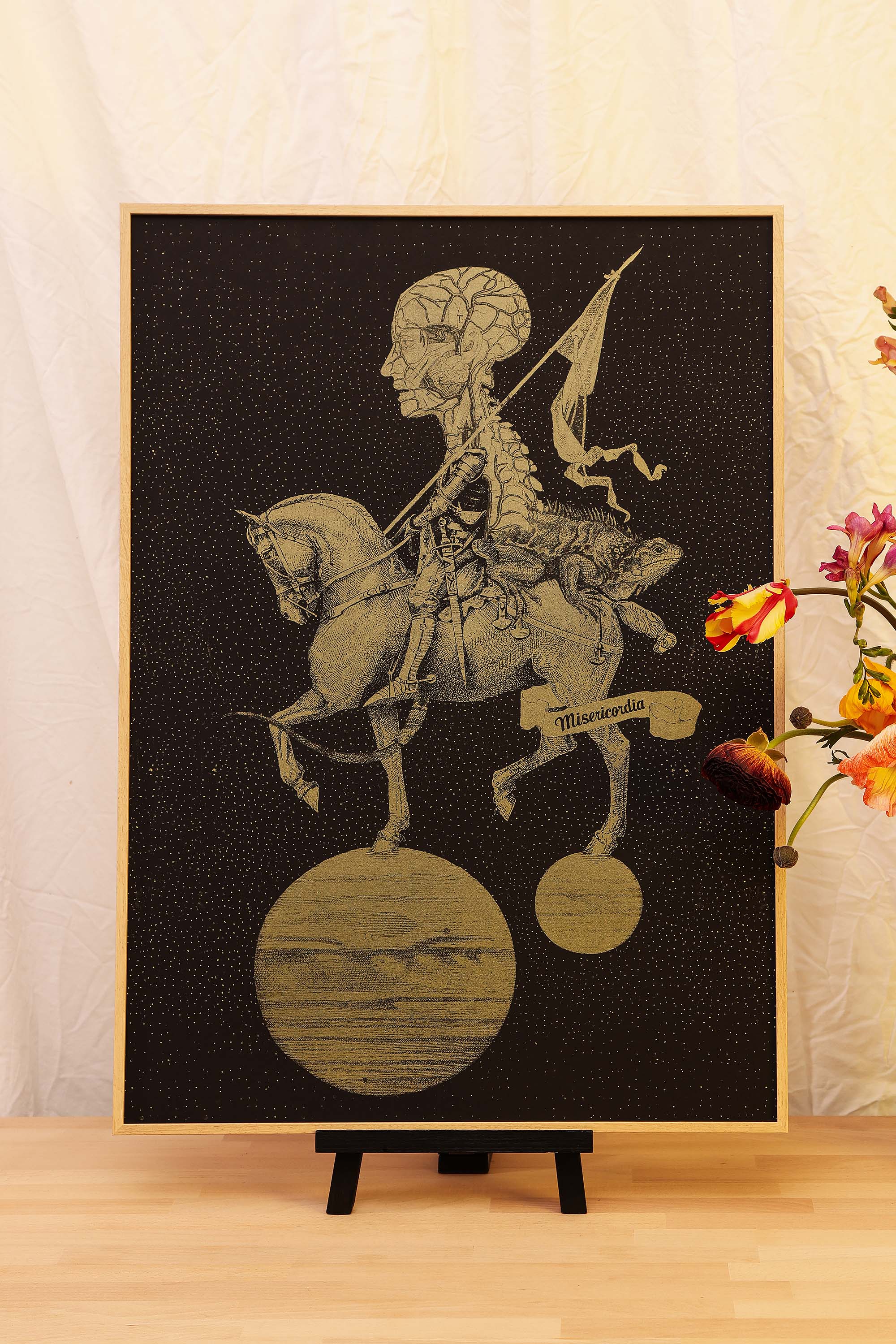 Sérigraphie édition limitée - Nomada - 50x70cm idée cadeau éthique faire plaisir