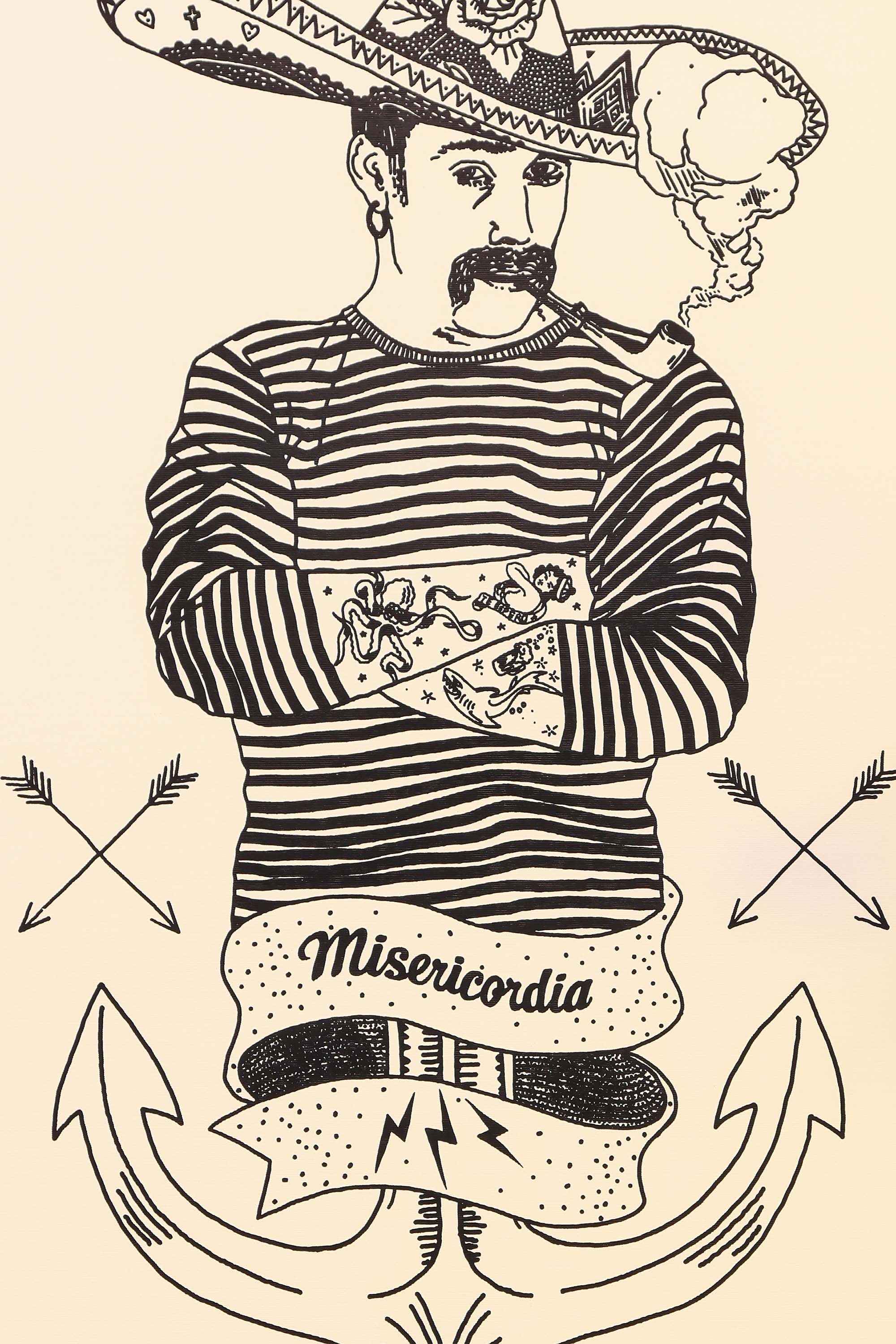 Sérigraphie édition limitée - Marinero - 50x70cm idée cadeau éthique faire plaisir