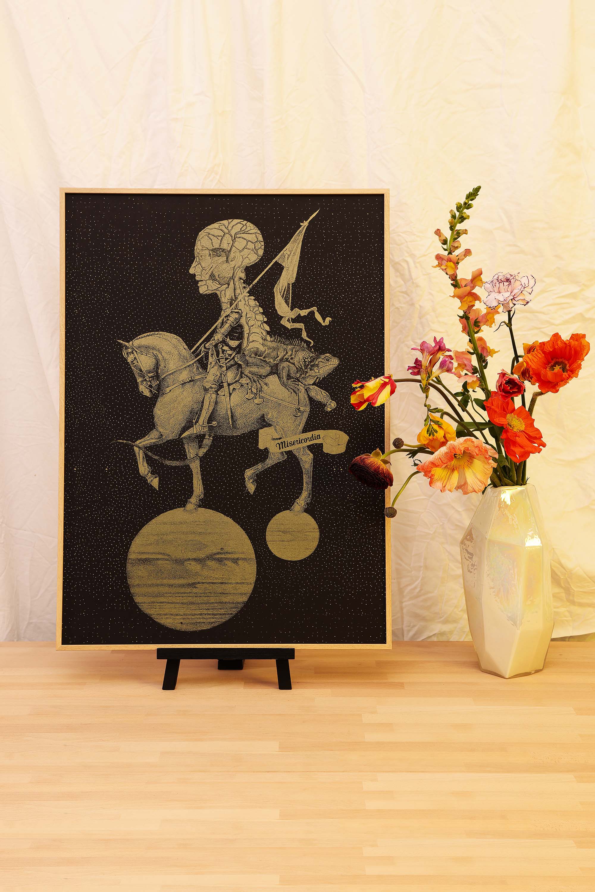 Sérigraphie édition limitée - Nomada - 50x70cm idée cadeau éthique faire plaisir