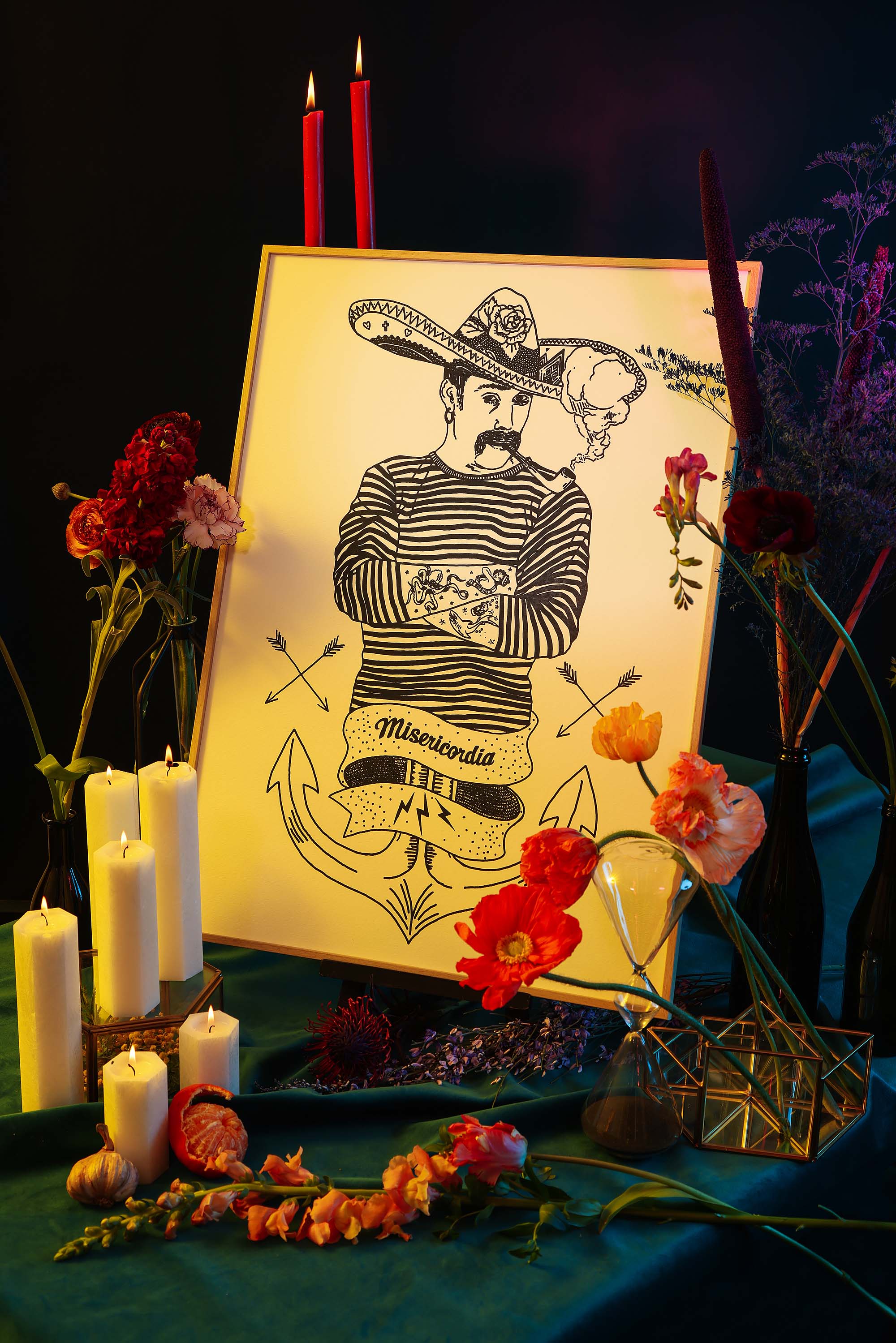 Sérigraphie édition limitée - Marinero - 50x70cm idée cadeau éthique faire plaisir