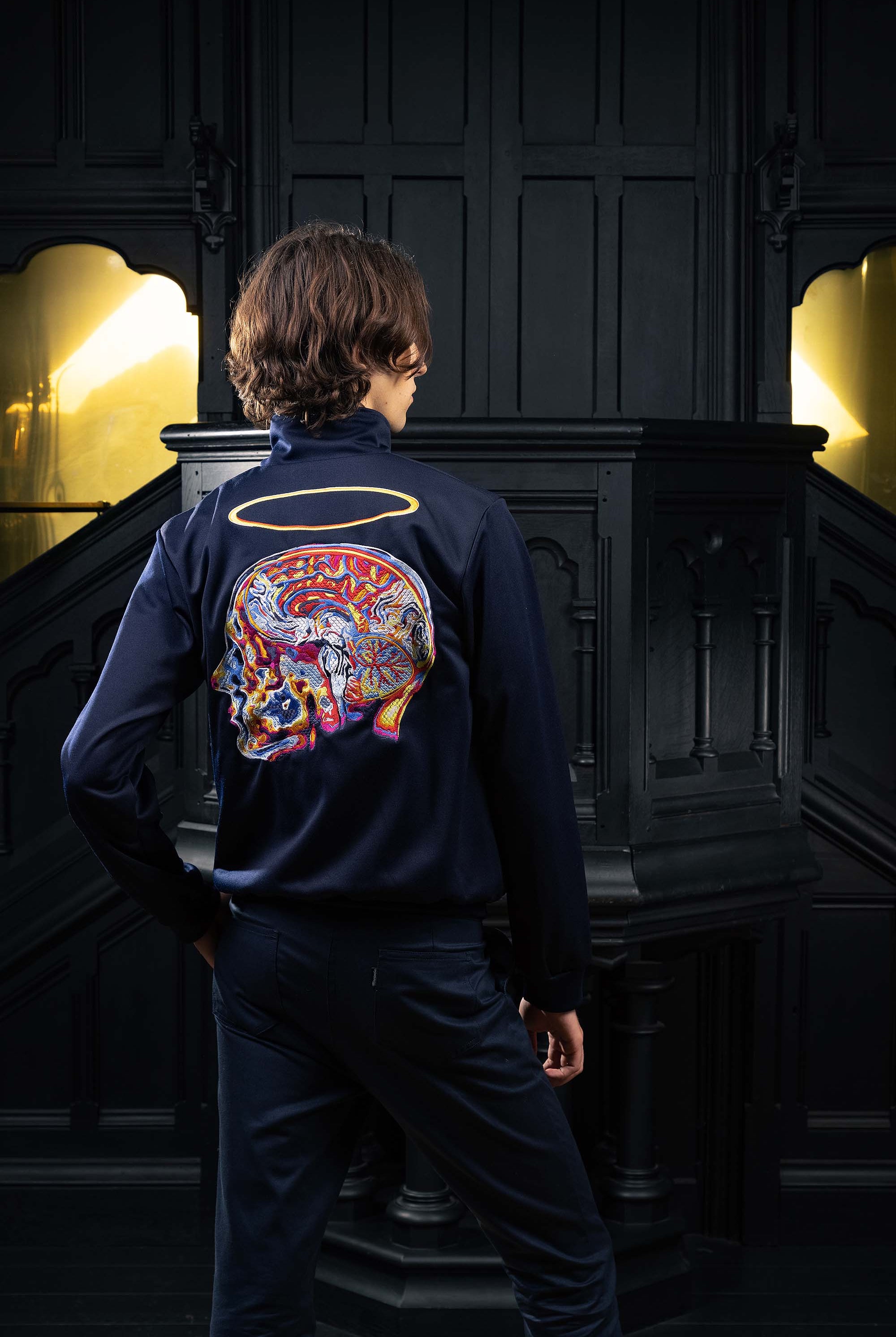 Veste de Sport Clasica Craneo Bleu Nuit le vêtement incontournable de l'homme moderne