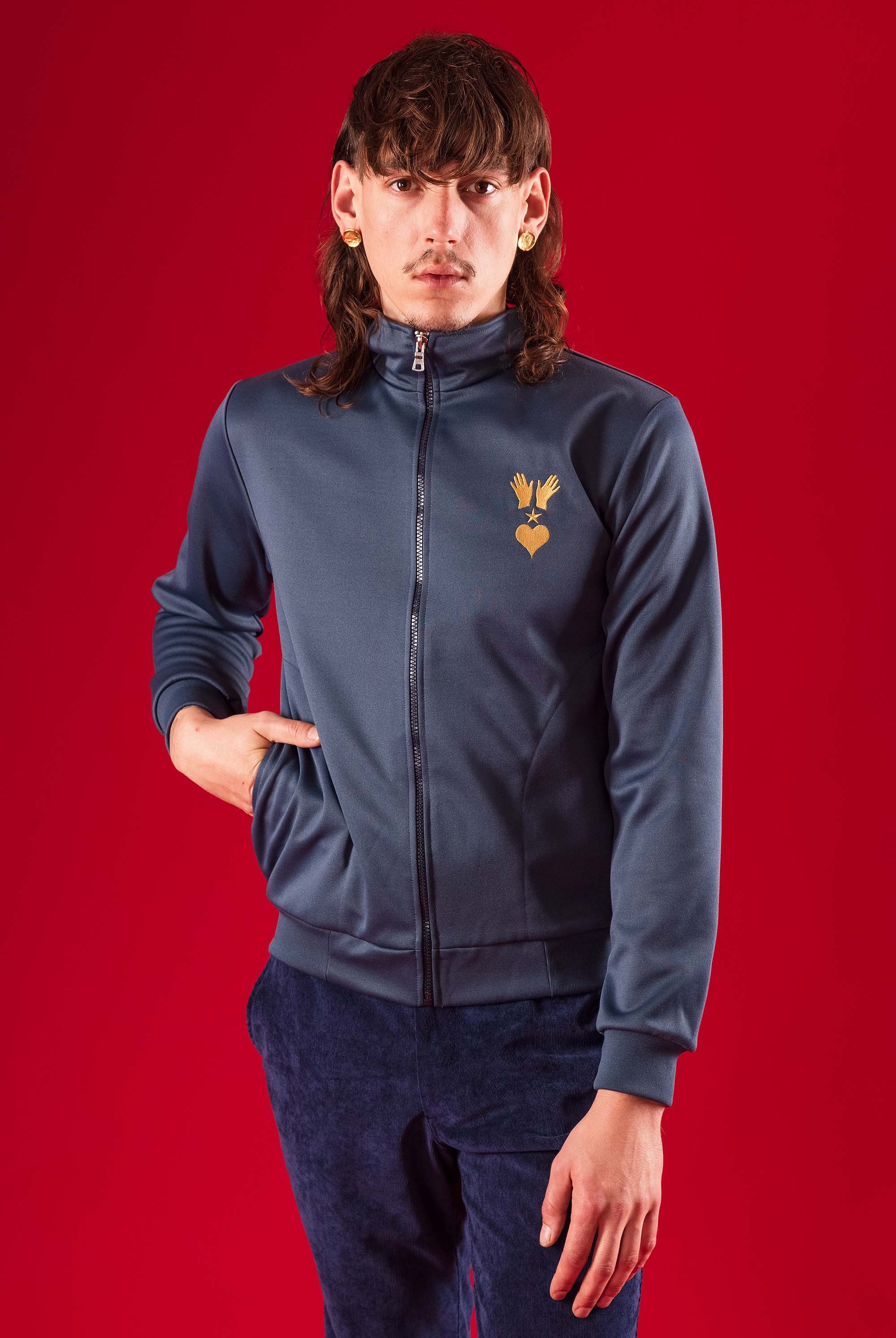 Veste de Sport Clasica Craneo Bleu de Prusse le vêtement incontournable de l'homme moderne