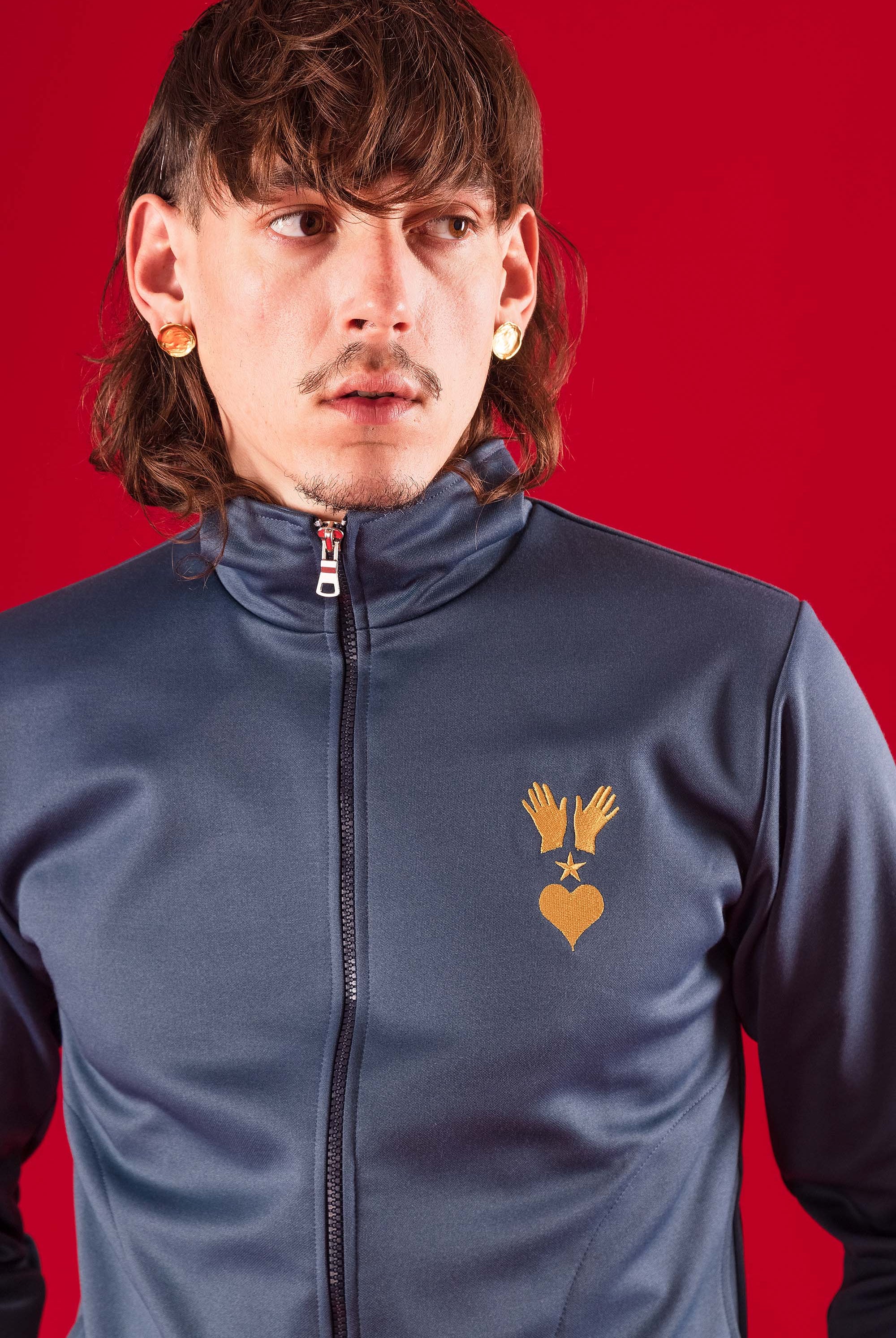 Veste de Sport Clasica Craneo Bleu de Prusse veste de sport pour dynamiser une tenue décontractée