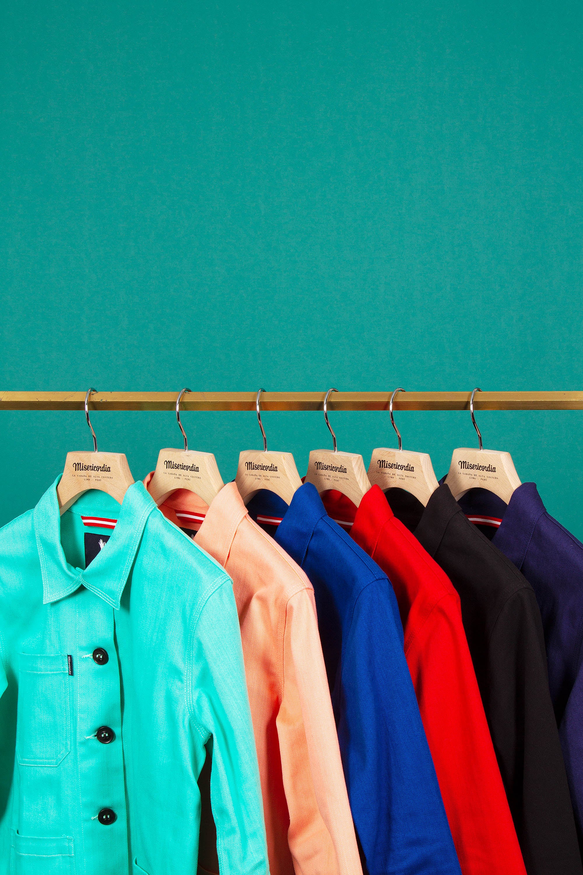 vestes colorées misericordia femme veste de travail basique