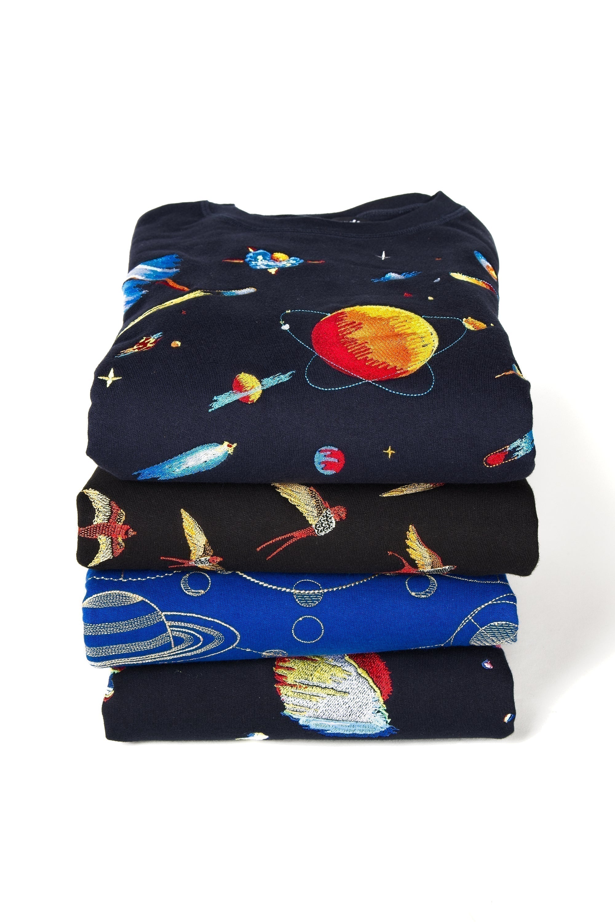 Sweatshirt Homme brodés avec des motifs différents 