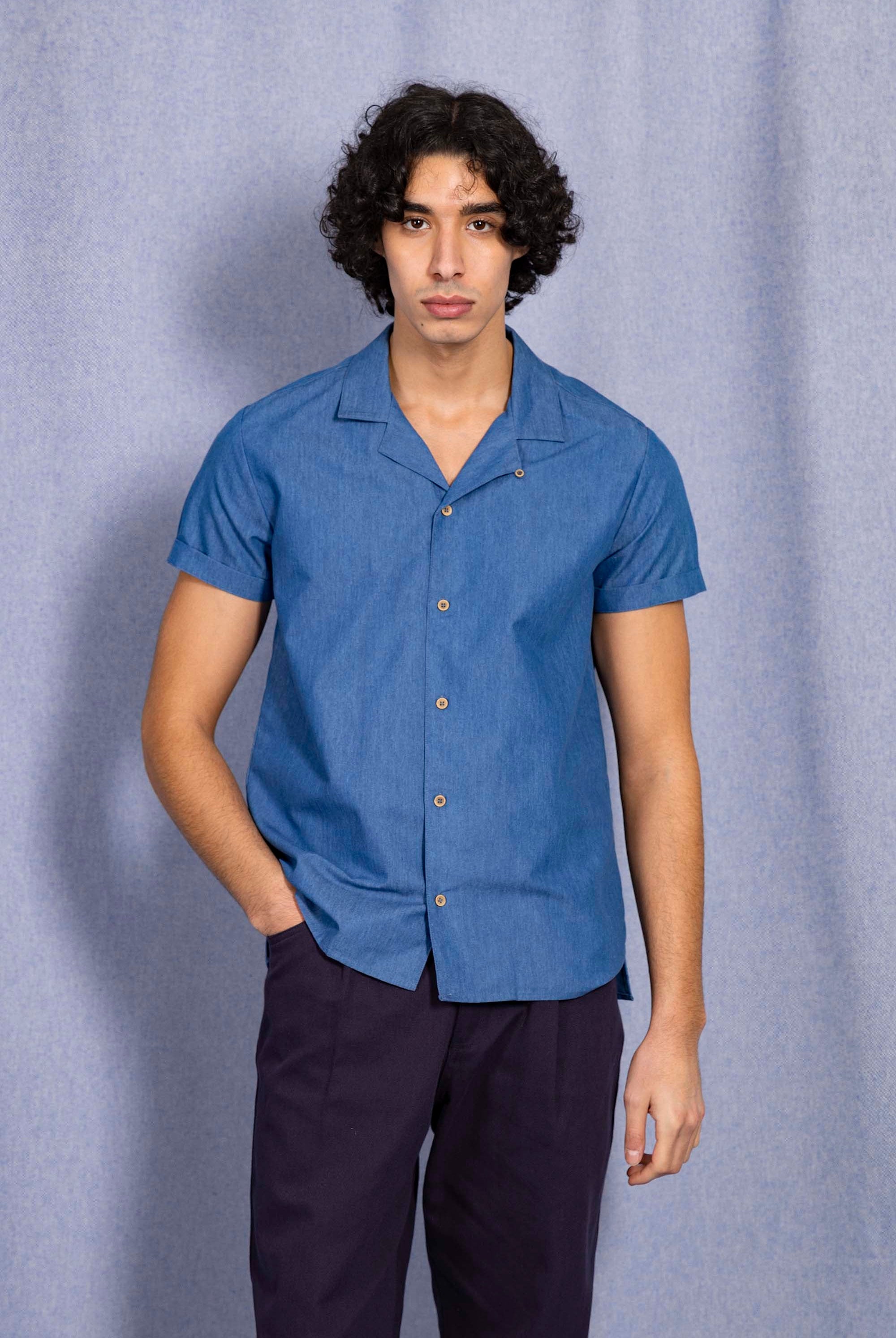 Chemise Fidel Bleu Ciel chemise homme aux lignes délicates, élégance assurée