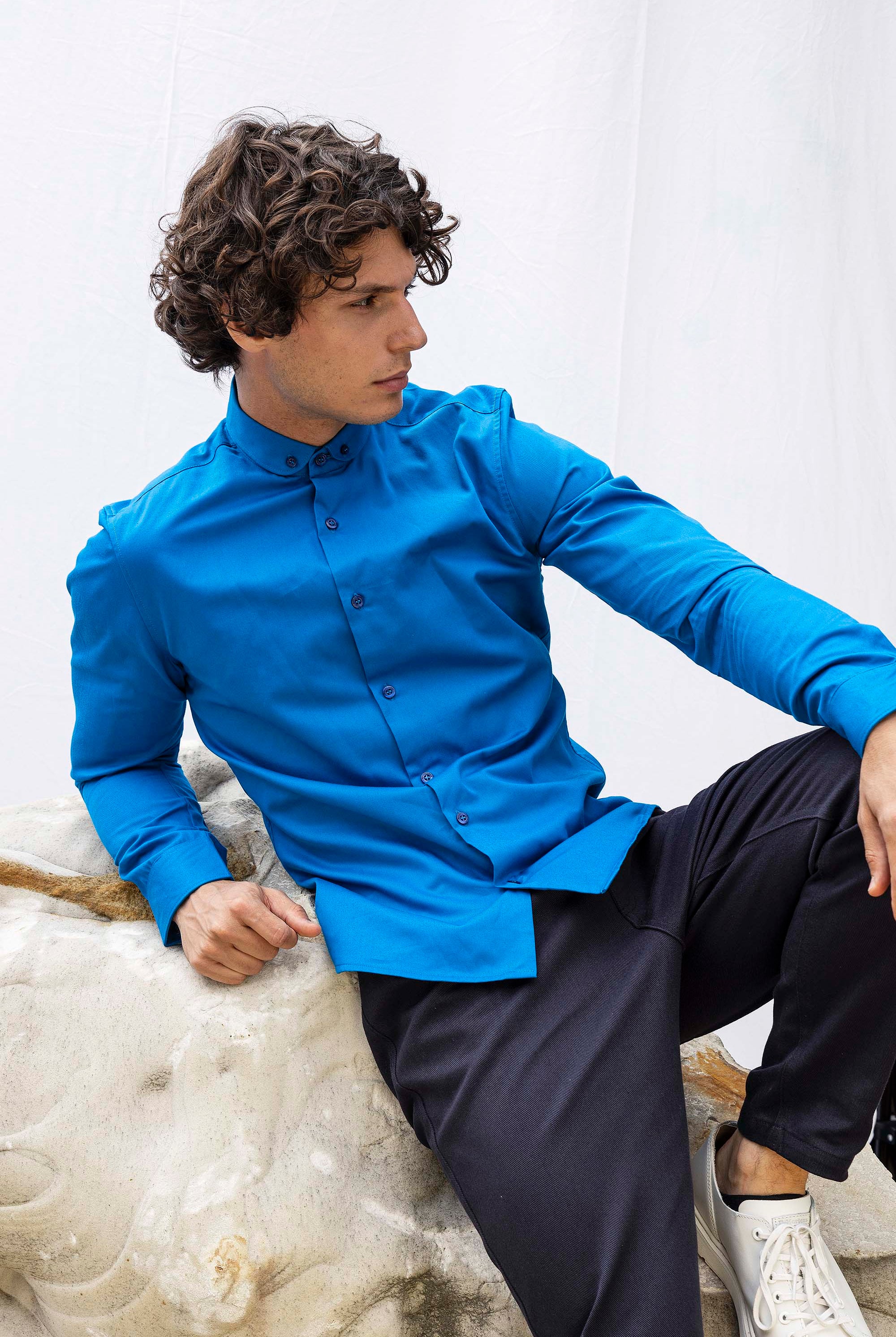 Chemise Formacion Bleu chemise à l'esprit classique, simple et élégant