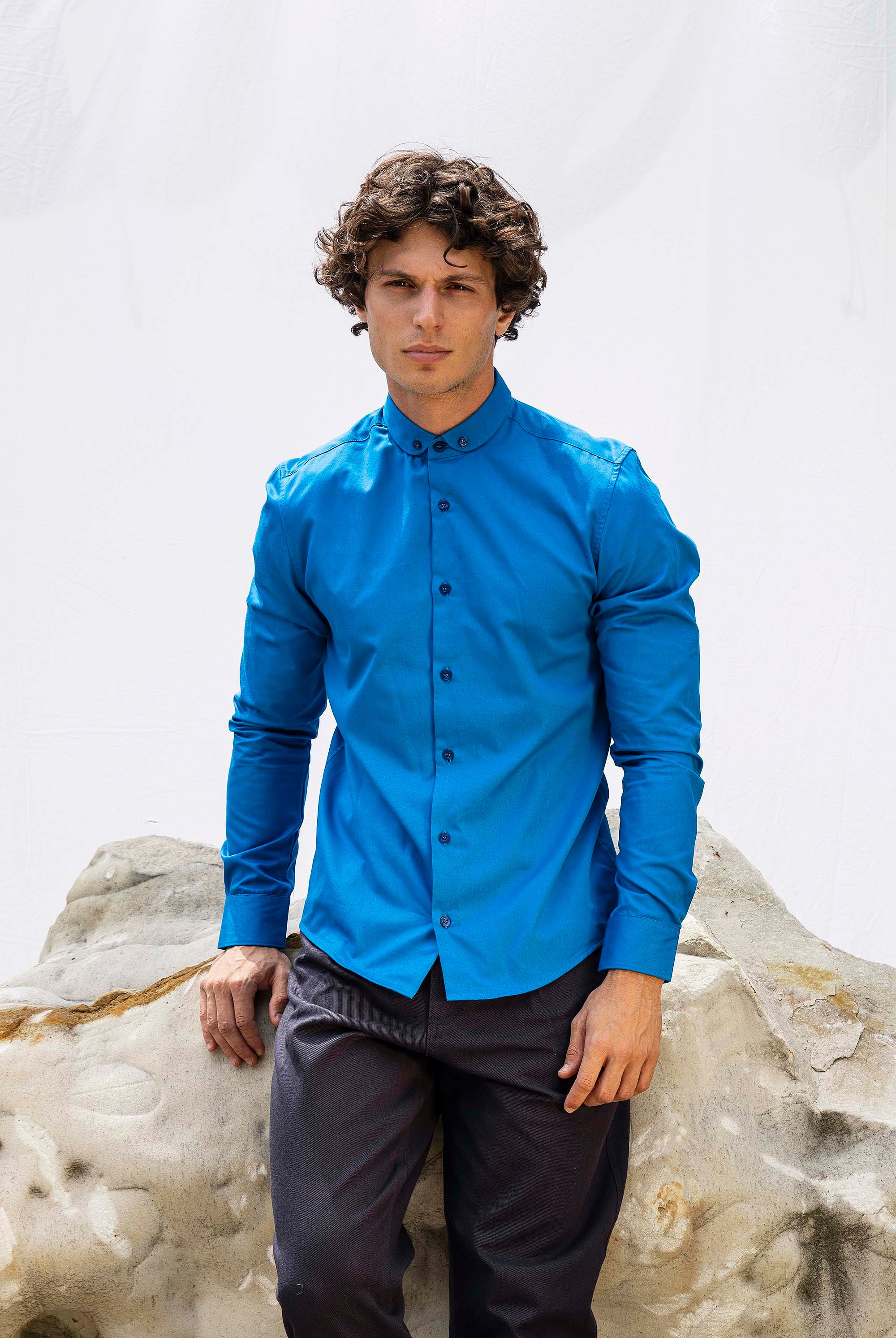 Chemise Formacion Bleu chemise à l'esprit classique, simple et élégant
