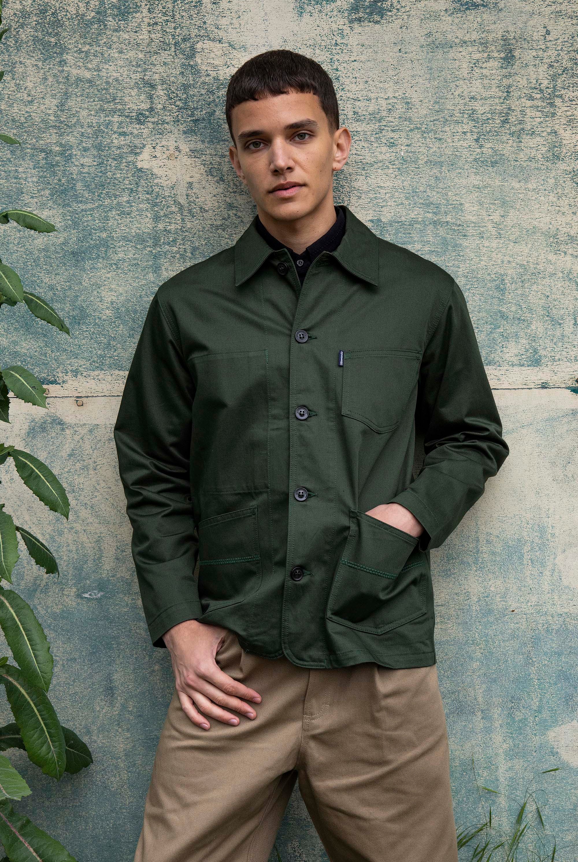 Manteau Magnus Vert Foncé outerwear résistant et authentique avec une finition impeccable