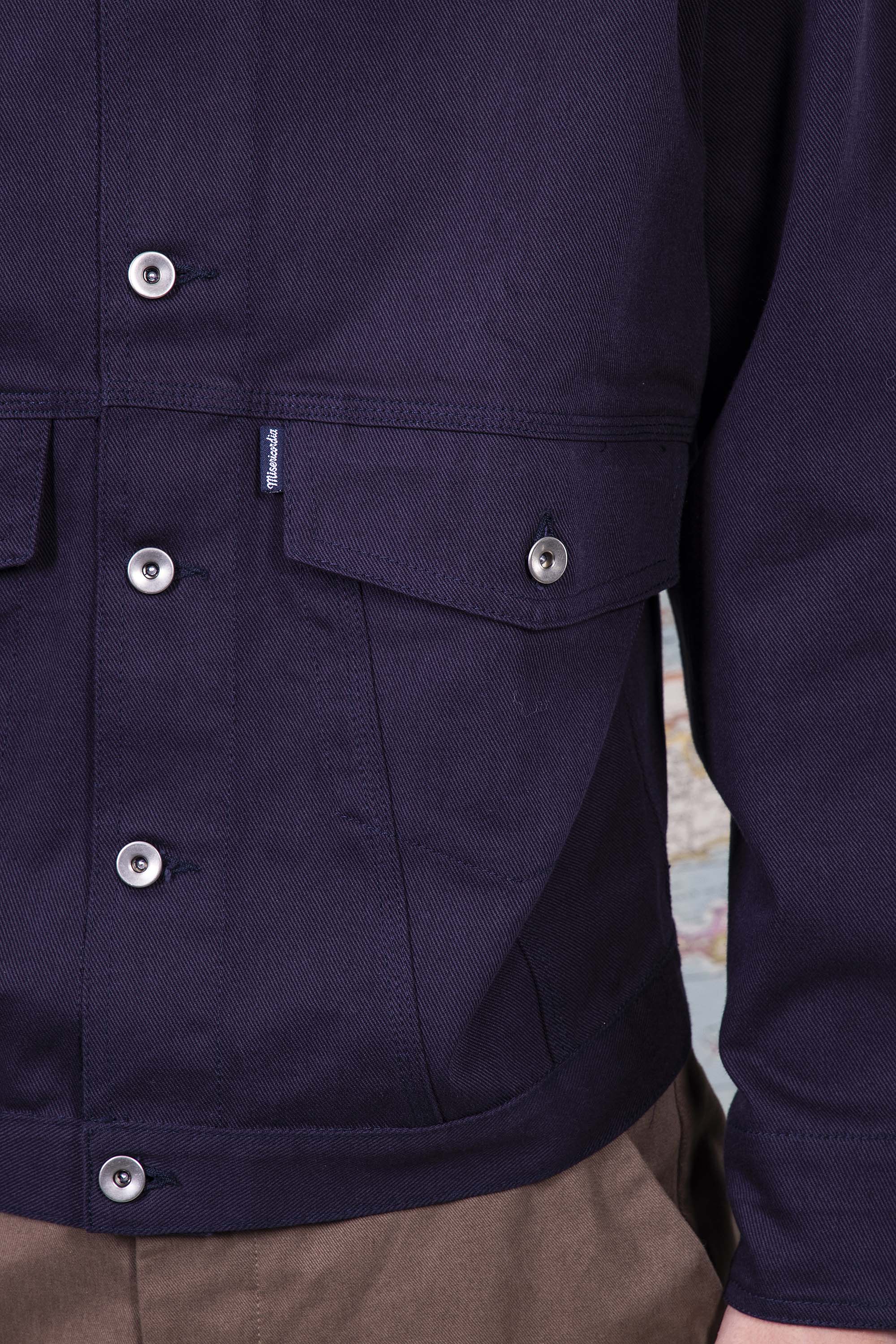 Manteau Rafael Bleu Marine outerwear résistant et authentique avec une finition impeccable