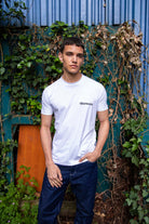 T-Shirt Mario Misericordia Pecho Blanc t-shirts manches courtes, 100% coton naturel, toucher agréable