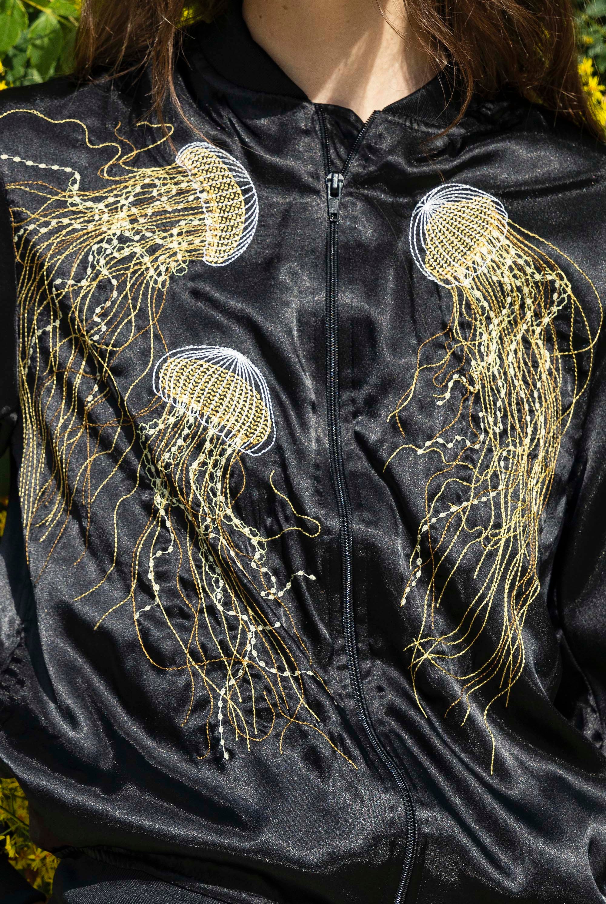 Blouson Paraguas Medusas Noir habiller une tenue, tendance classique, inspiration androgyne