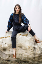 Chemise Doria Aves Bleu Marine chemise femme, grand incontournable du vestiaire féminin