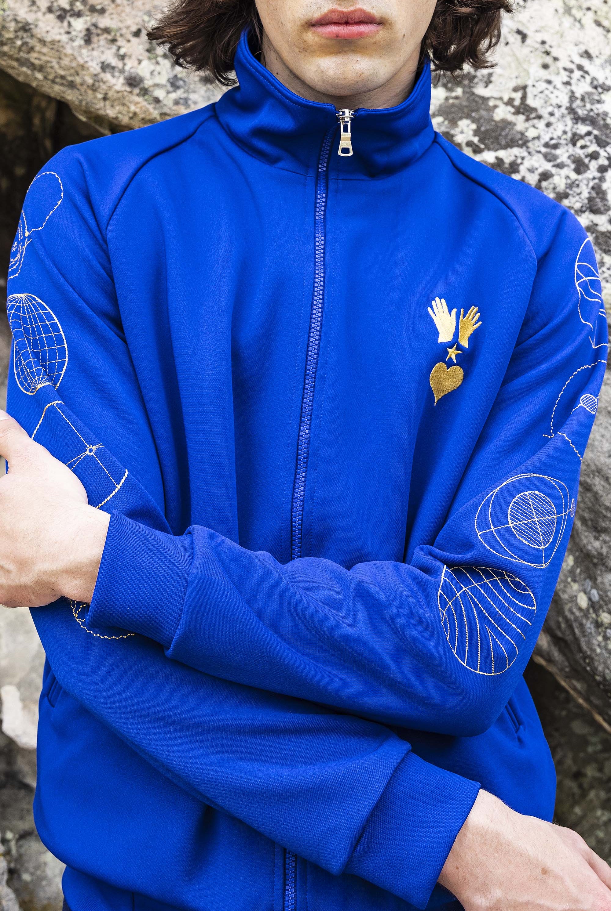 Veste de Sport Zapallal Rotacion Bleu Saphir veste de sport pour dynamiser une tenue décontractée