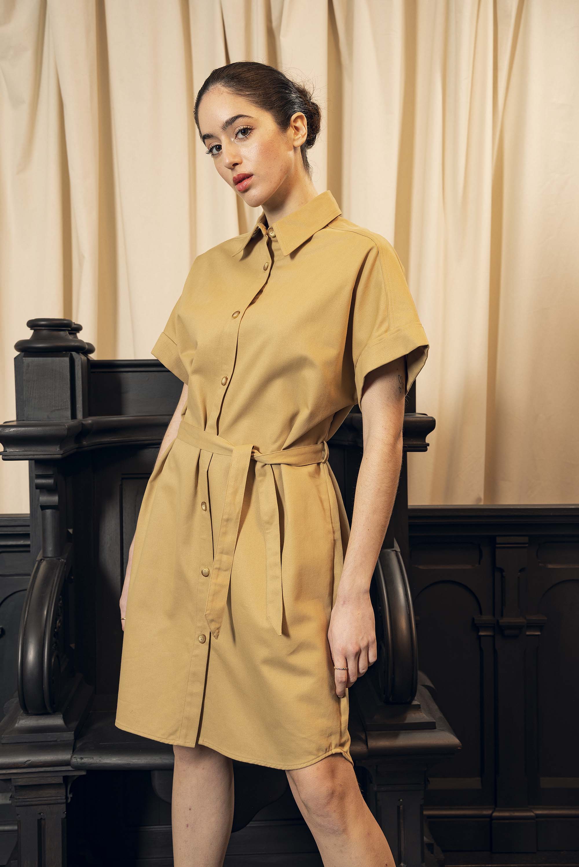 Robe Vega Beige robes femme faciles à vivre et agréables à porter