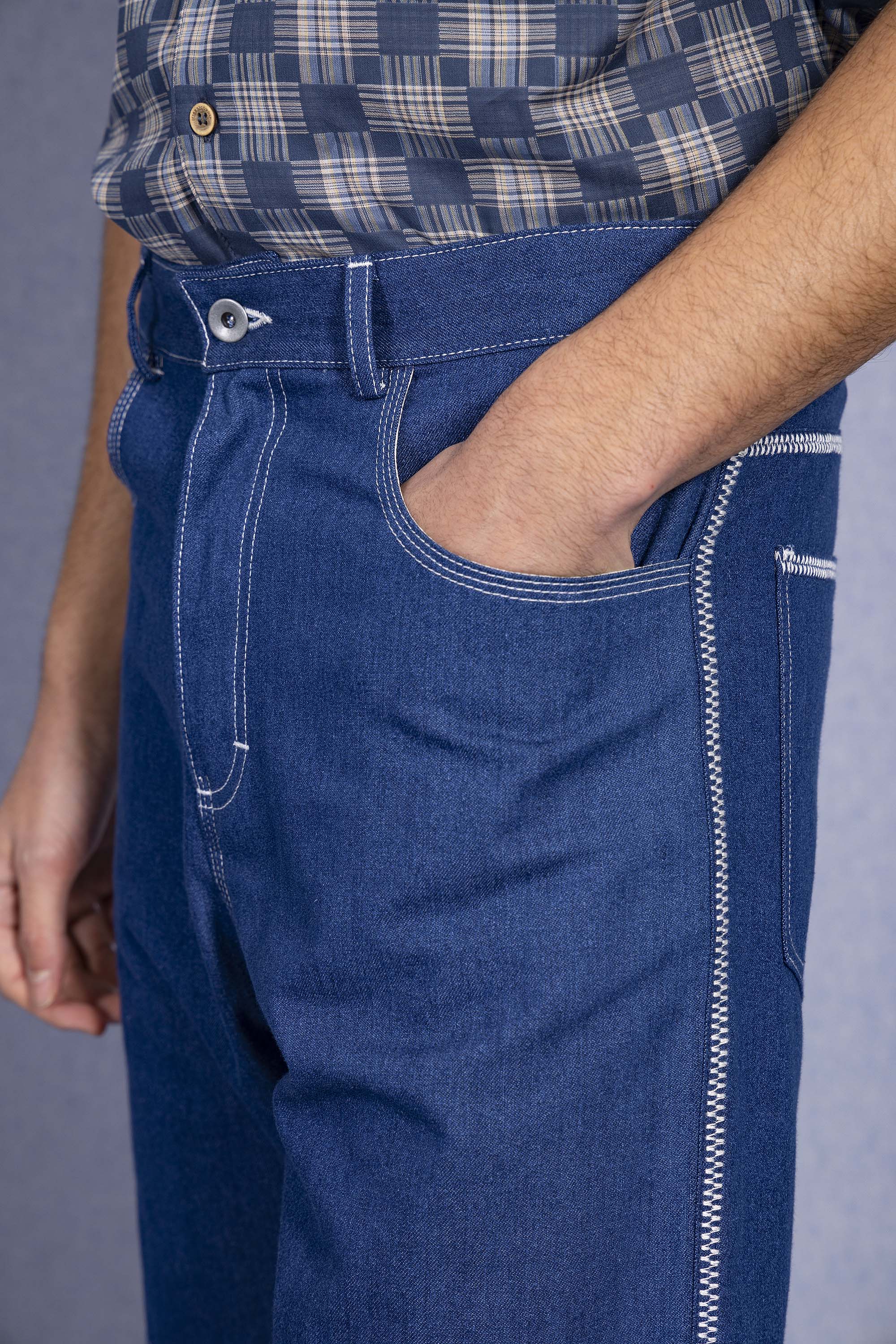 Short Axel Bleu Denim pantalons élégants pour hommes, déclinés dans une large gamme de motifs et de coupes