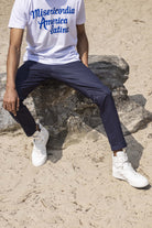 Pantalon Caiman Bleu Marine le pantalon classique affiche un esprit de distinction