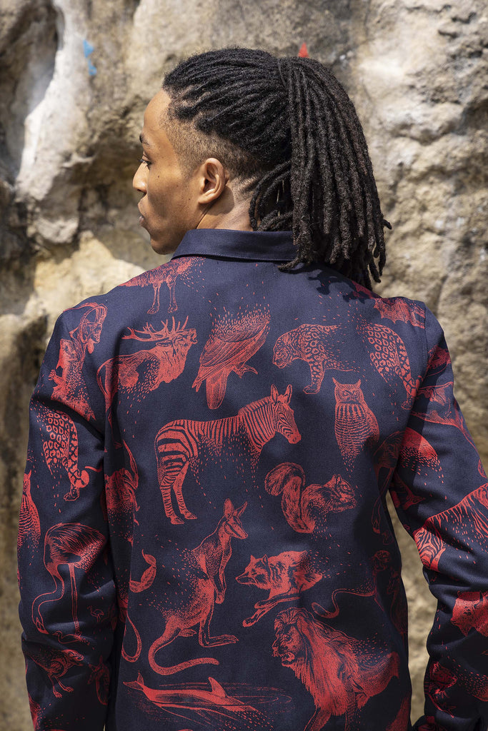 Surchemise Fontanero Desaparicion Bleu Marine chemises pour hommes adaptées à la vie de tous les jours