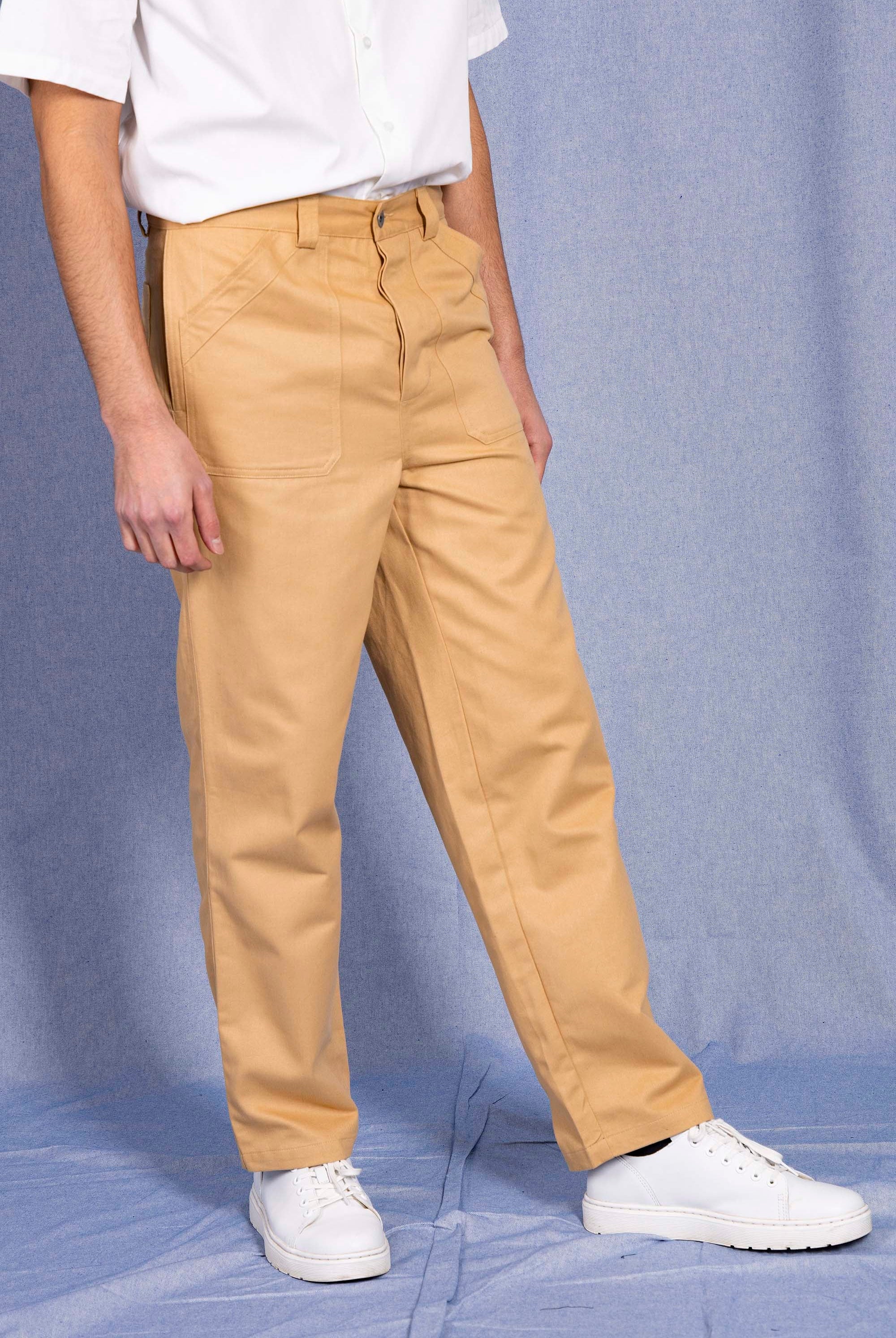 Pantalon Nestor Beige pantalons élégants pour hommes, déclinés dans une large gamme de motifs et de coupes