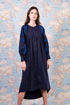 Robe Doria Aves Bleu Marine robes femme faciles à vivre et agréables à porter