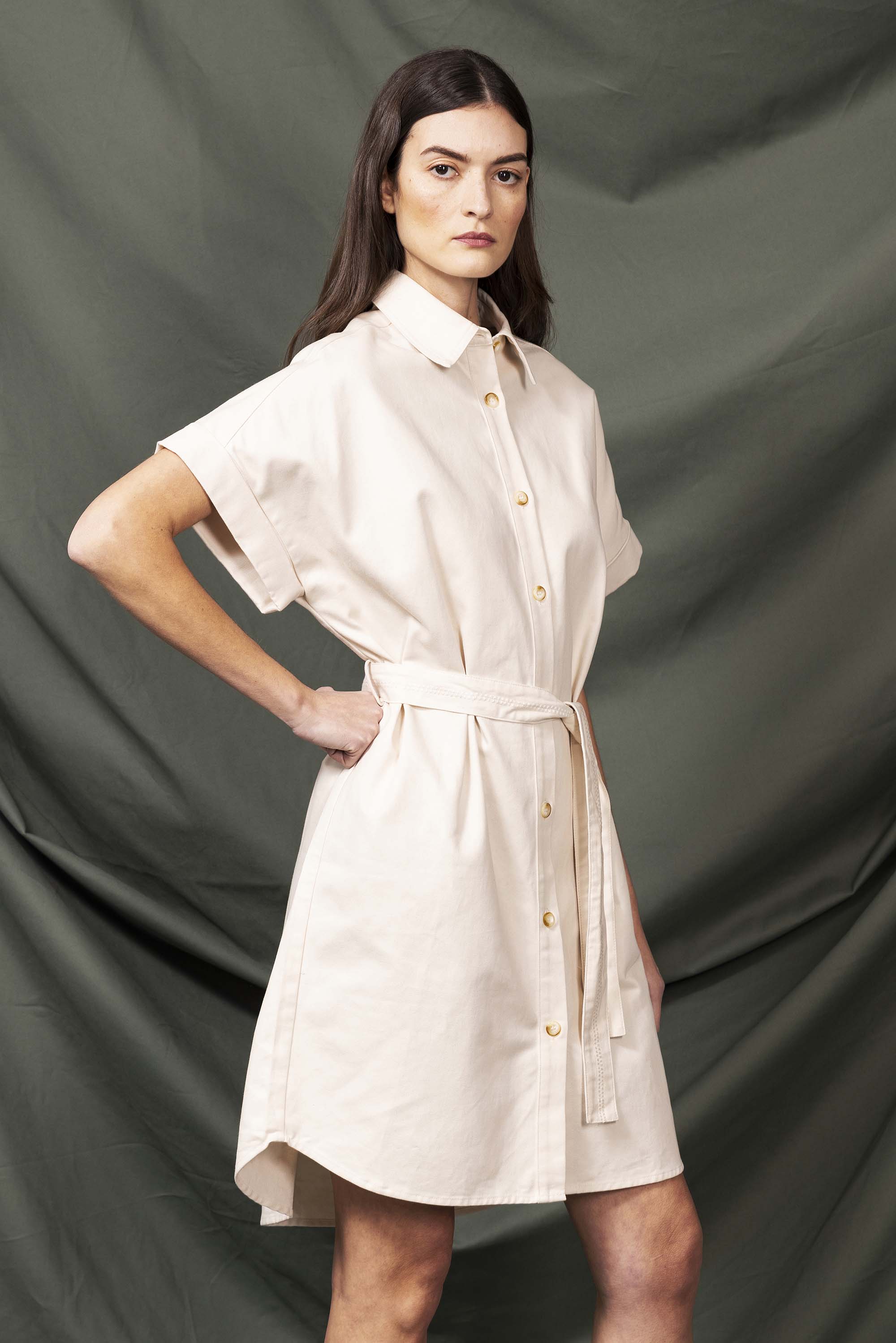 Robe Vega Ecru robes femme faciles à vivre et agréables à porter