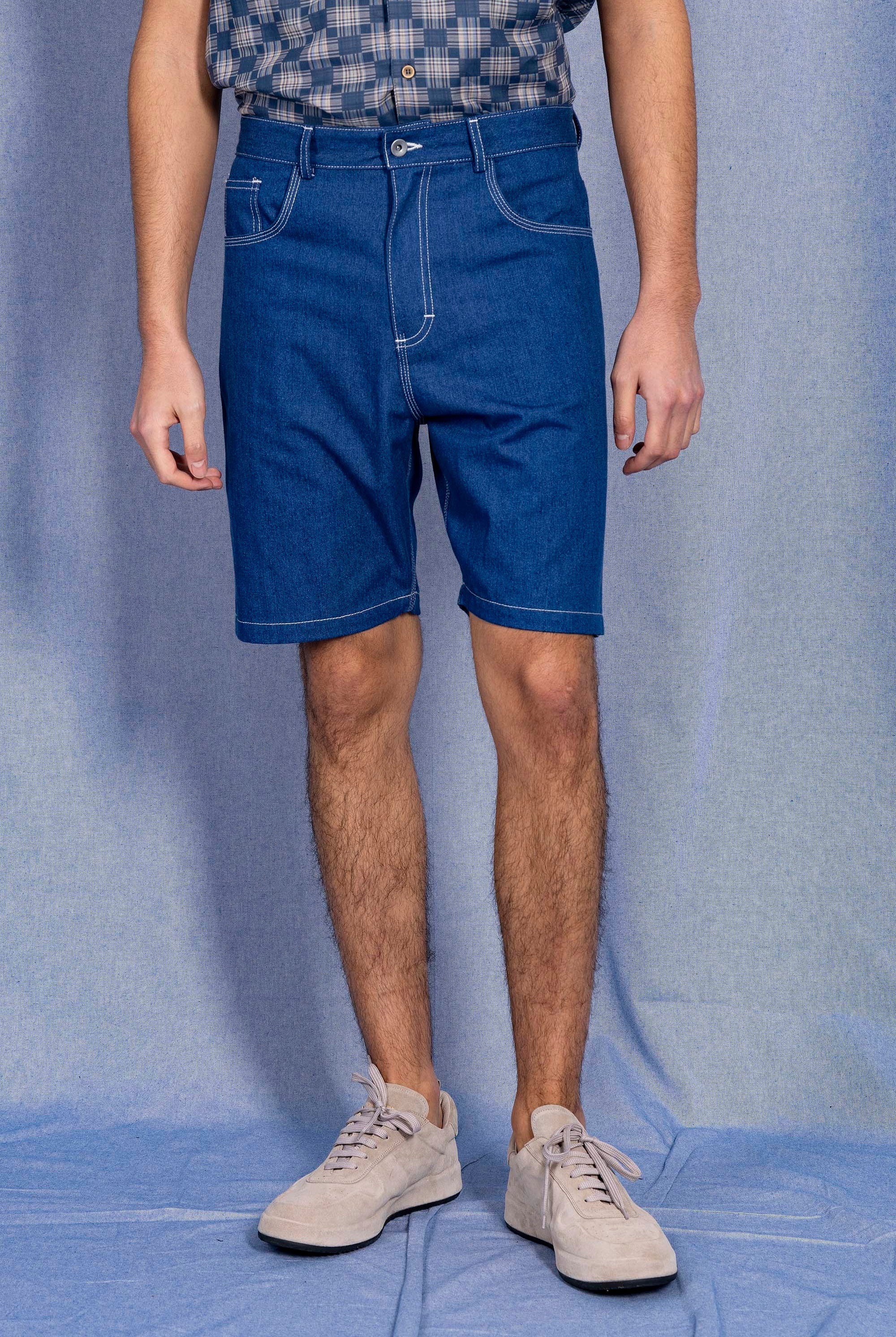 Short Axel Bleu Denim pantalons élégants pour hommes, déclinés dans une large gamme de motifs et de coupes