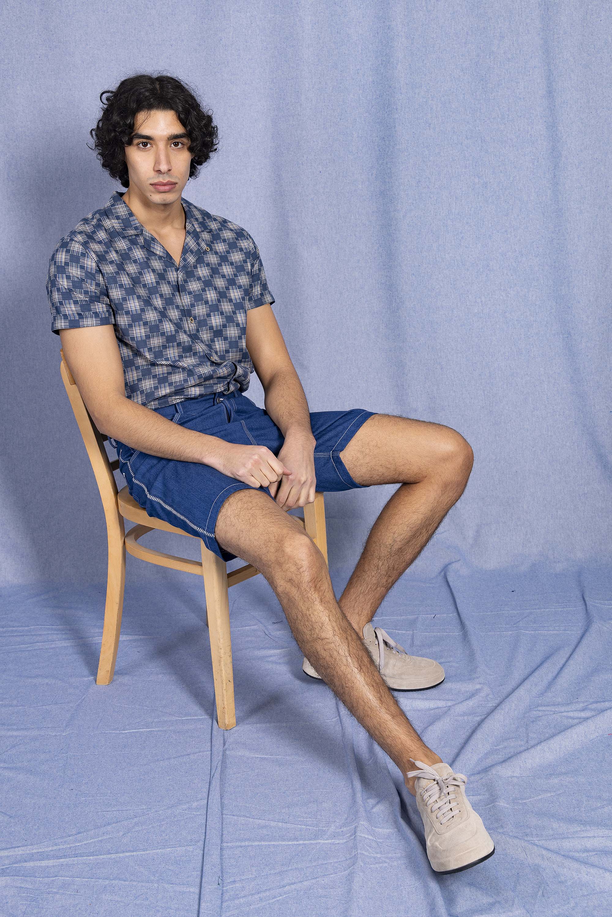 Short Axel Bleu Denim pantalons élégants pour hommes, déclinés dans une large gamme de motifs et de coupes