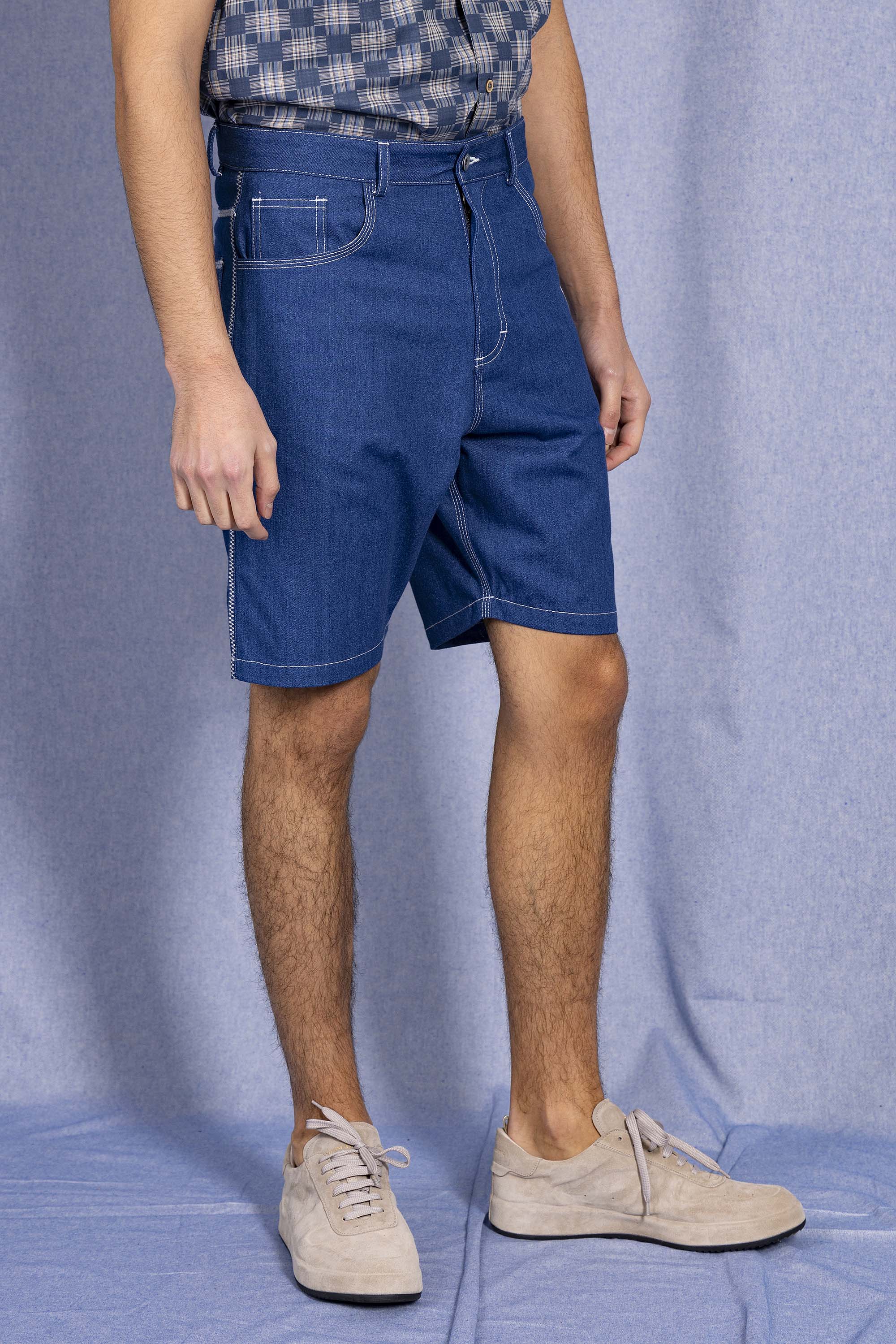 Short Axel Bleu Denim pantalons élégants pour hommes, déclinés dans une large gamme de motifs et de coupes