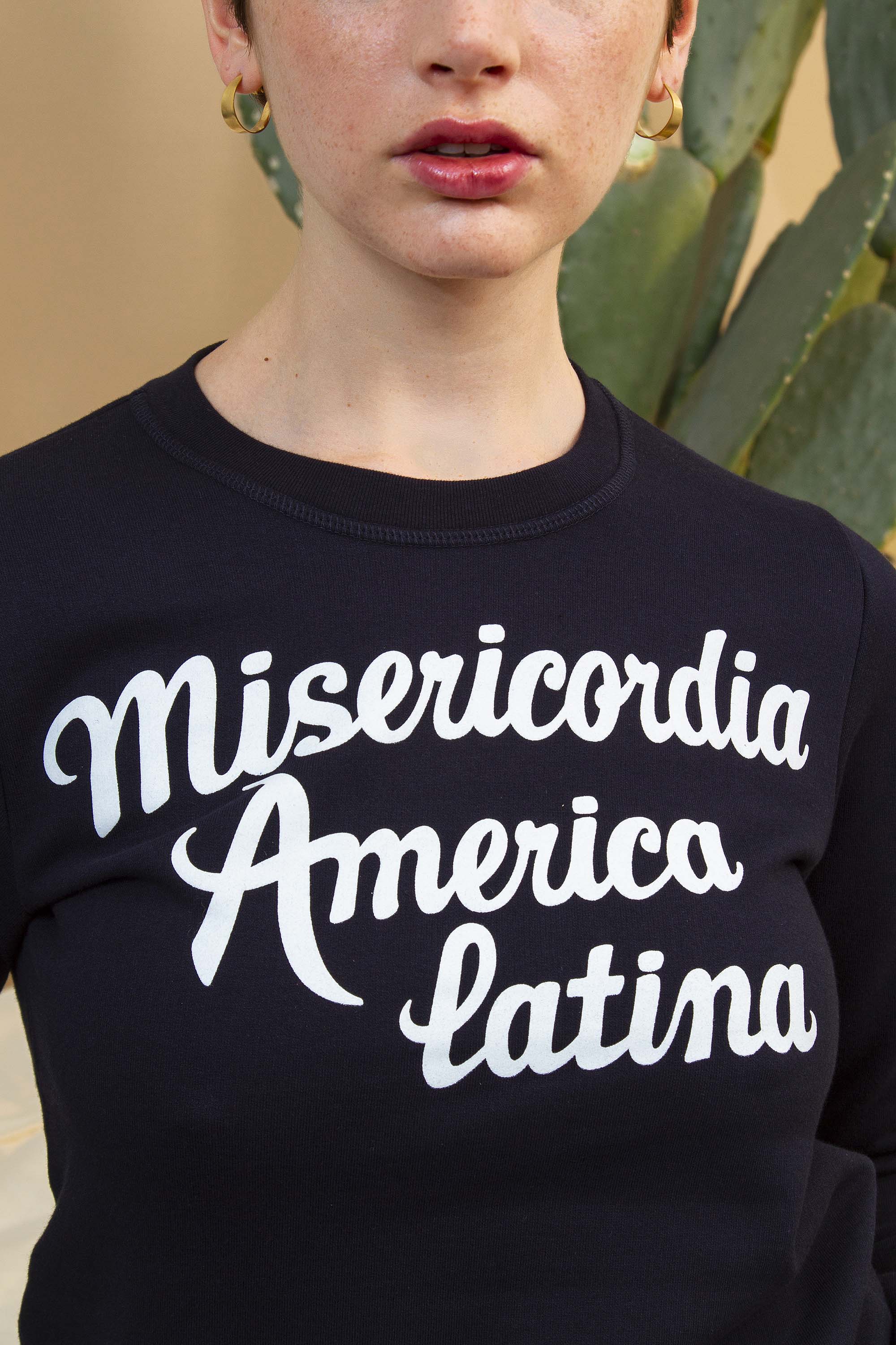 Sweat-shirt Macarron América Latina Bleu Marine doux et confortable, cintré, oversize, zippé ou à capuche