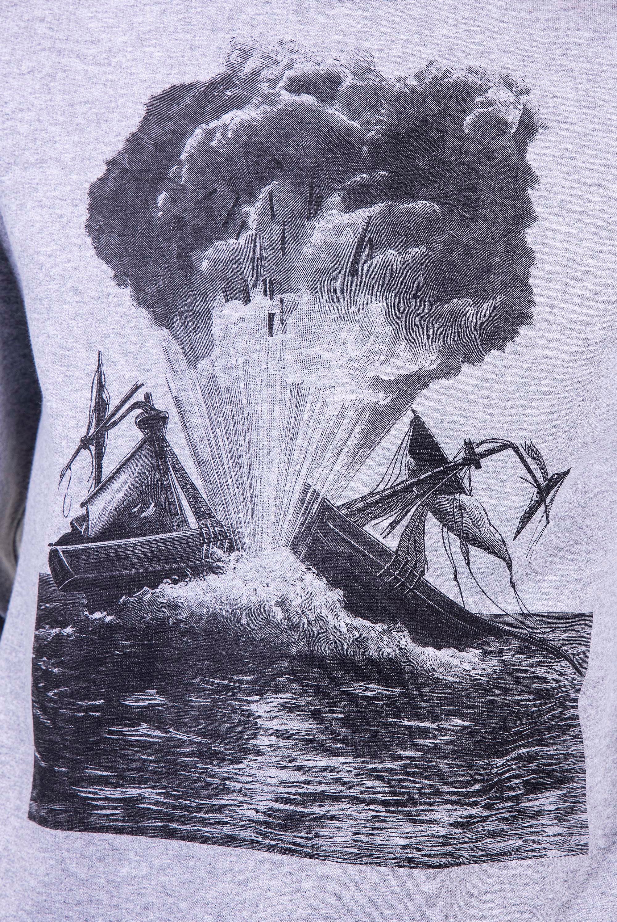 Sweat-shirt Macarron Explosion Gris sweatshirts pour homme pour procurer une sensation de chaleur au quotidien