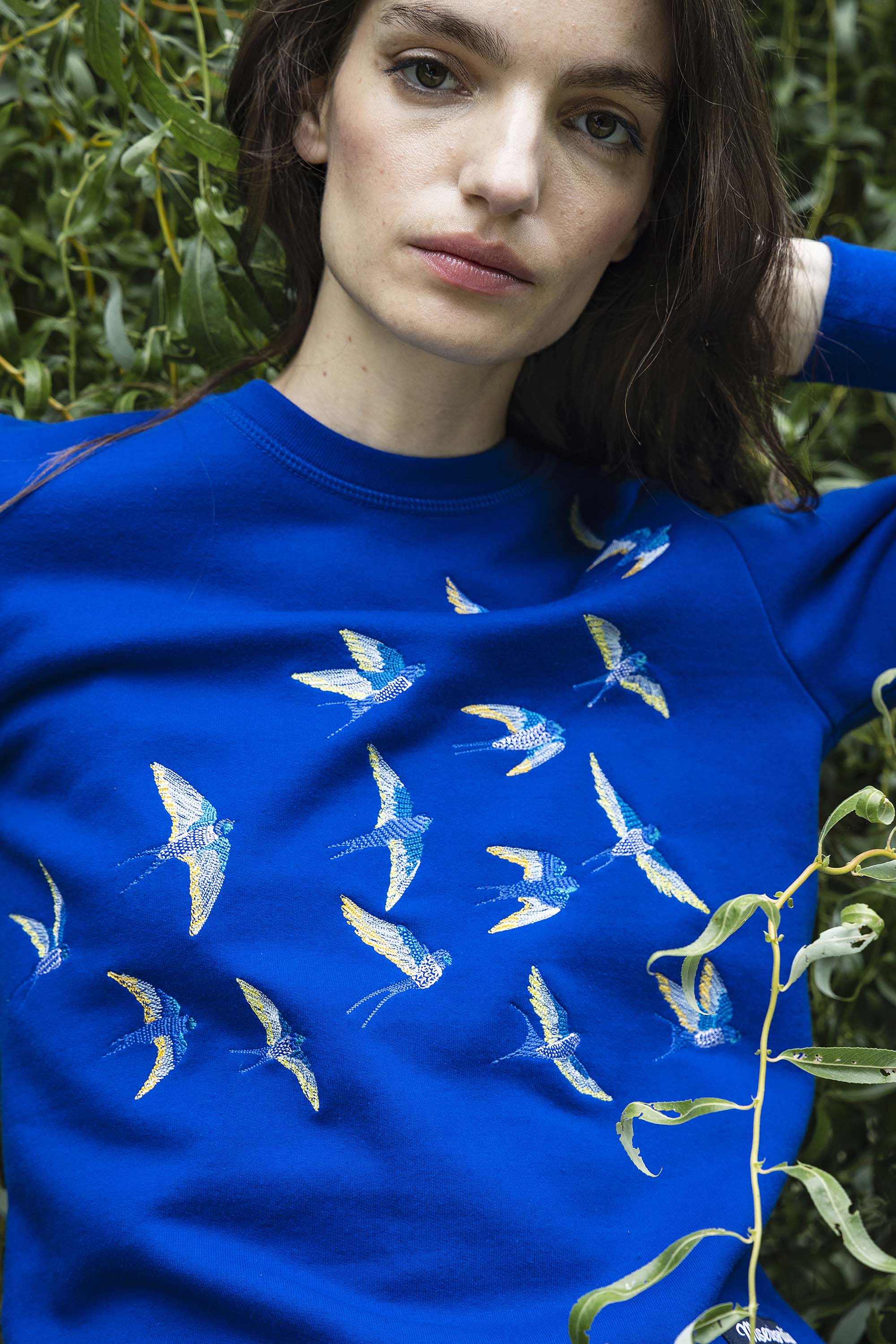 Sweat bleu electrique femme best sale