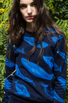 Sweatshirt Macarron Ballena Bleu Marine sweatshirt femme, pièce basique et vêtement cocooning du quotidien
