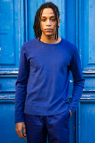 T-Shirt Gerardo Bleu outremer t-shirts pour homme unis ou imprimés en coton agréable à porter