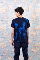 T-Shirt Mario Medusas Bleu Marine t-shirts pour homme simples, polyvalents pour toutes les occasions