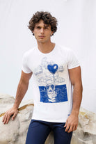 T-Shirt Querido Buceo Blanc modèles à logo et coupes actuelles, les t-shirts Misericordia pour homme à découvrir