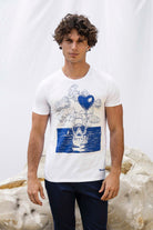 T-Shirt Querido Buceo Blanc jouer la carte de l'originalité avec les t-shirts à message Misericordia